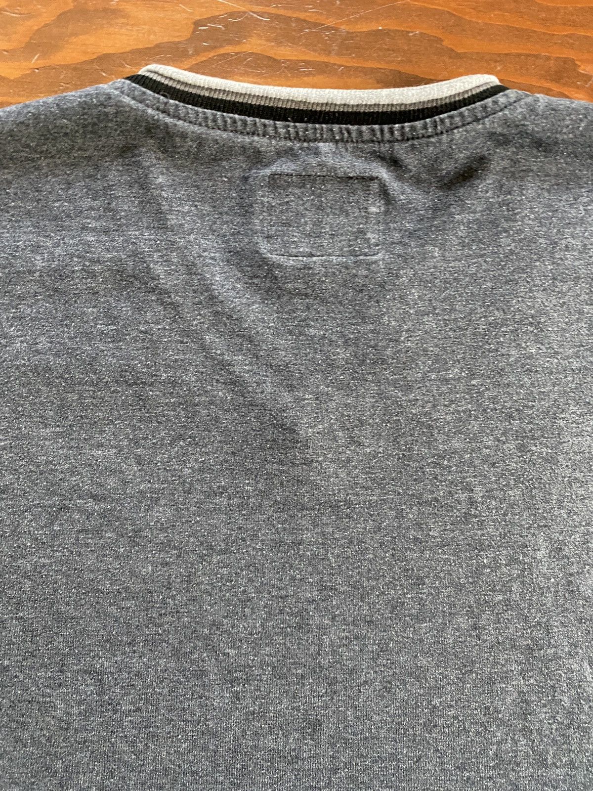 Vintage Vintage 90’s Bad Boy Gray V-Neck Ringer Tee Size US M / EU 48-50 / 2 - 12 Thumbnail