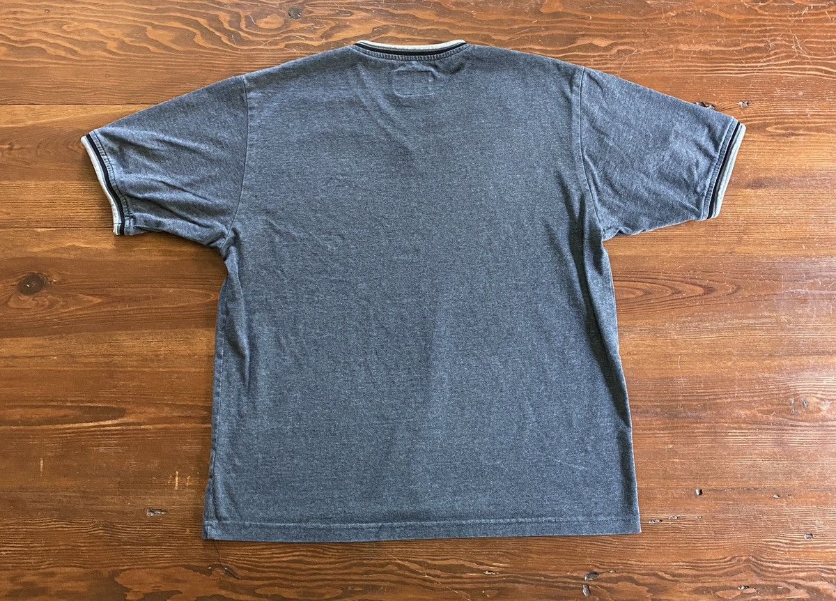 Vintage Vintage 90’s Bad Boy Gray V-Neck Ringer Tee Size US M / EU 48-50 / 2 - 8 Thumbnail