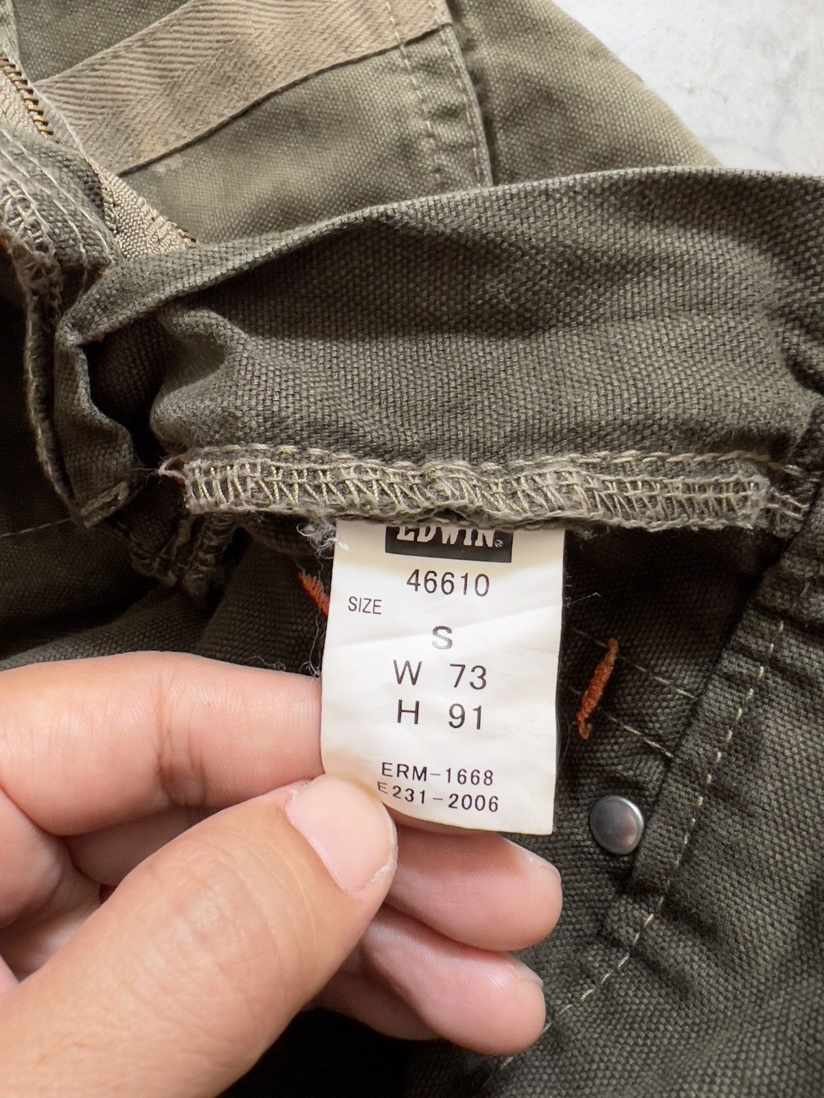 Japanese Brand × Vintage Edwin Bondage Khakis Cargo Pants Size US 30 / EU 46 - 18 Thumbnail