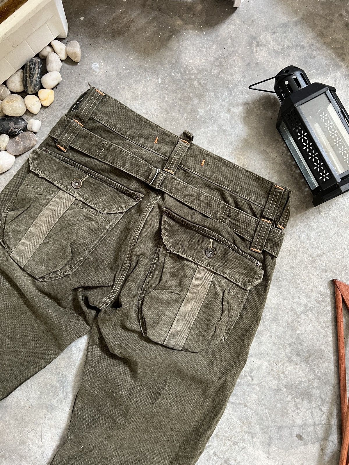 Japanese Brand × Vintage Edwin Bondage Khakis Cargo Pants Size US 30 / EU 46 - 12 Thumbnail