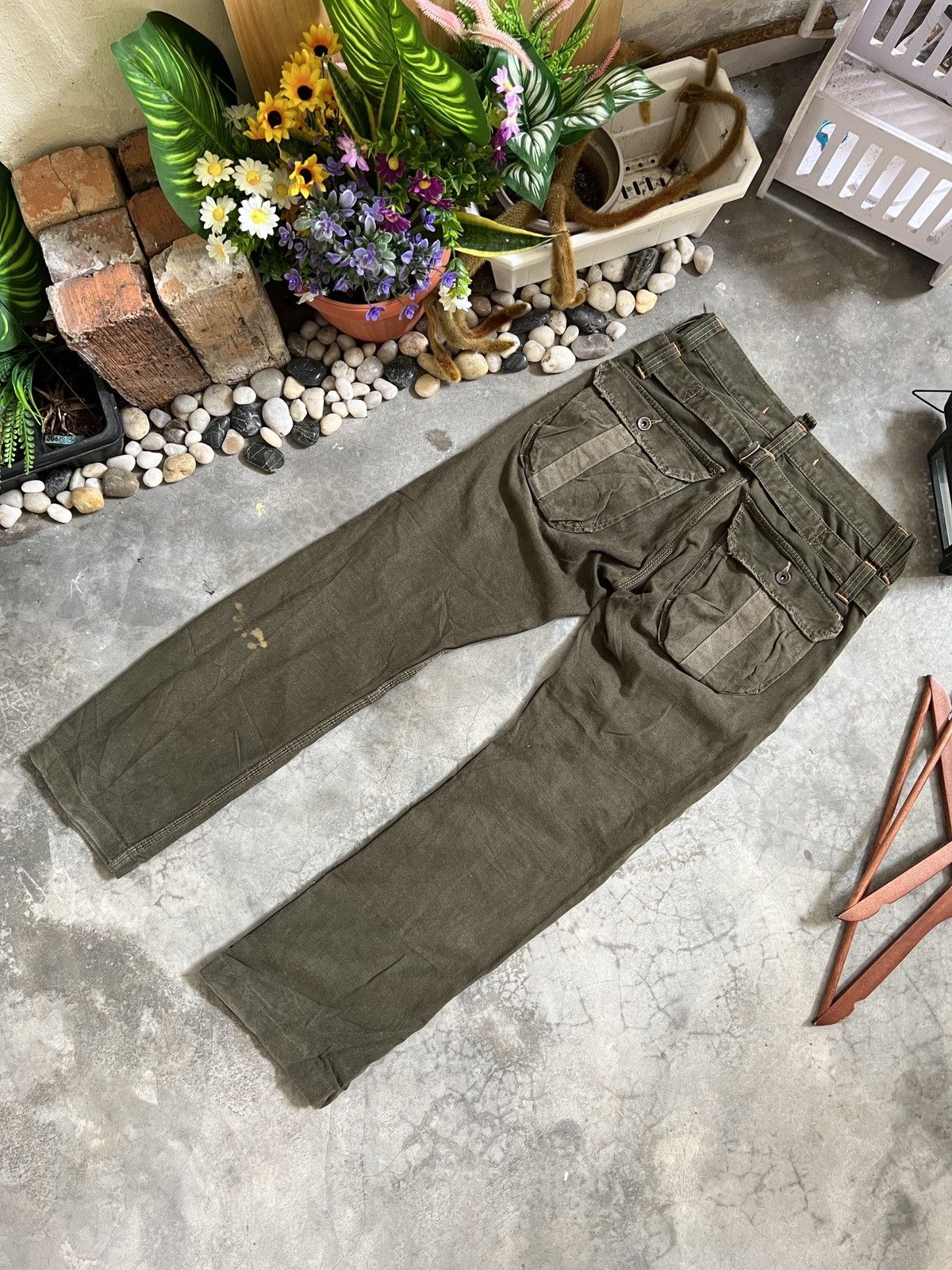Japanese Brand × Vintage Edwin Bondage Khakis Cargo Pants Size US 30 / EU 46 - 8 Thumbnail