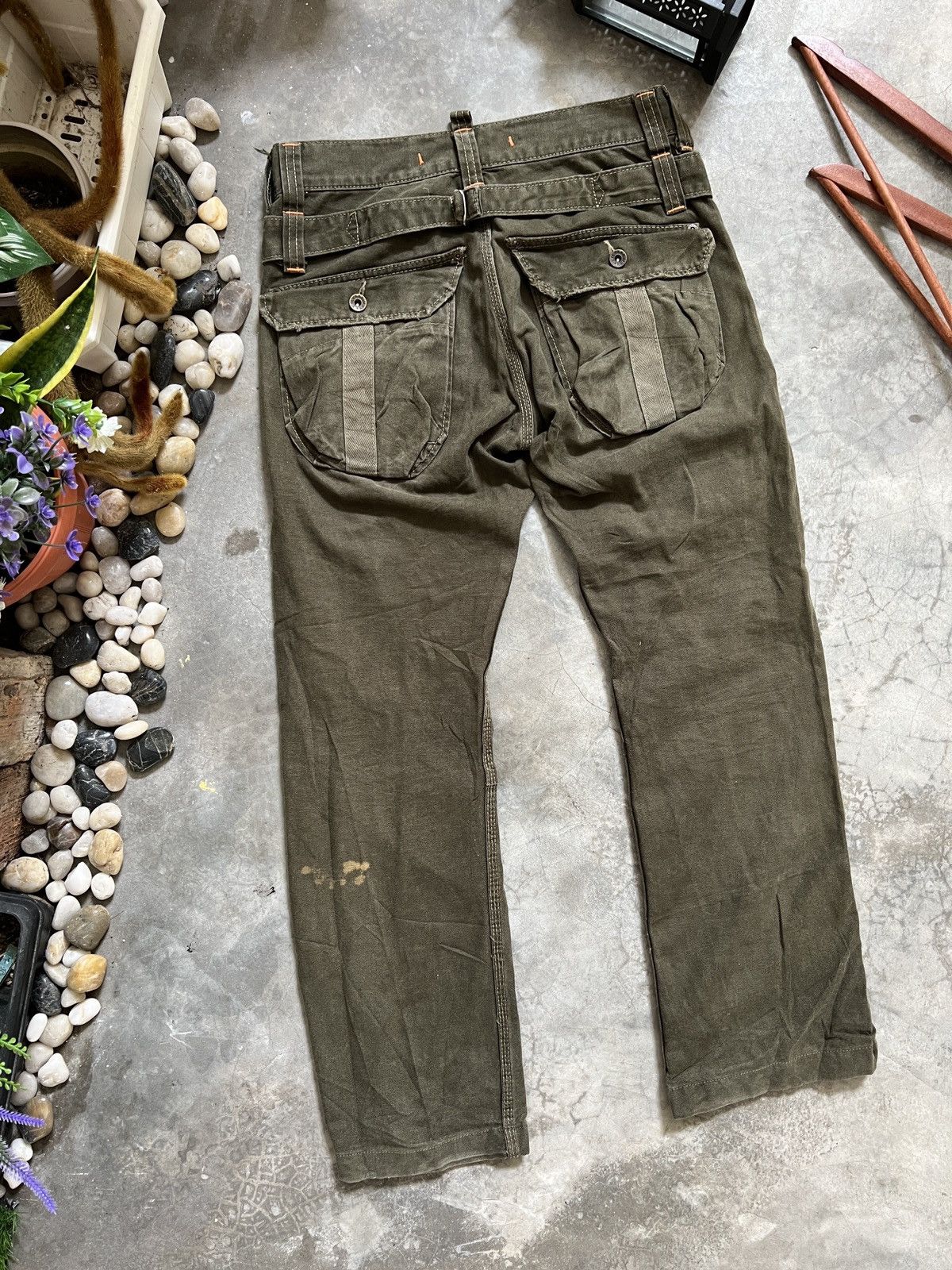 Japanese Brand × Vintage Edwin Bondage Khakis Cargo Pants Size US 30 / EU 46 - 7 Thumbnail