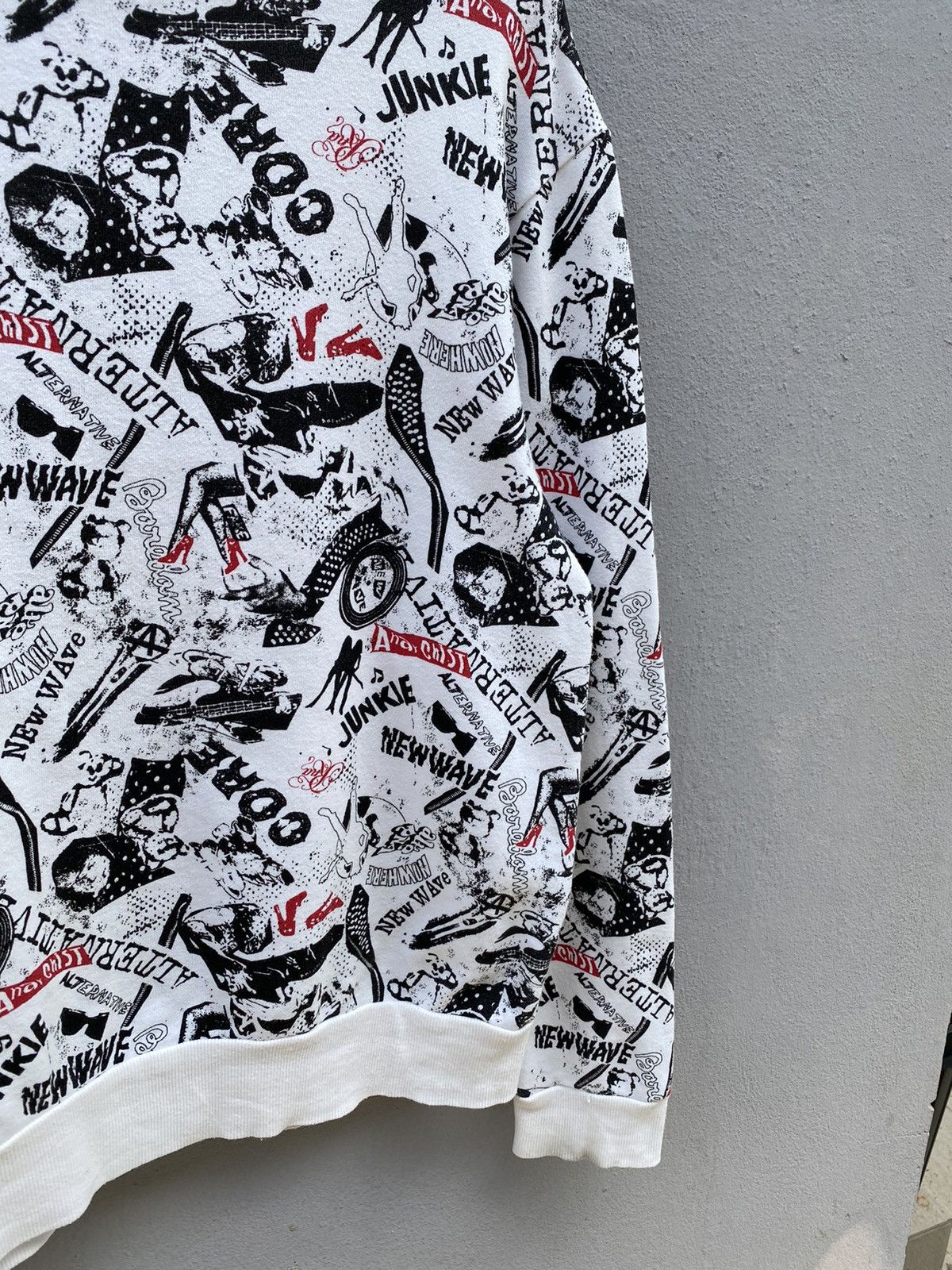 20471120 💥RARE💥RNA ALTERNATIVE New Wave/Anarchist Full Print Hoodie Size US M / EU 48-50 / 2 - 15 Thumbnail