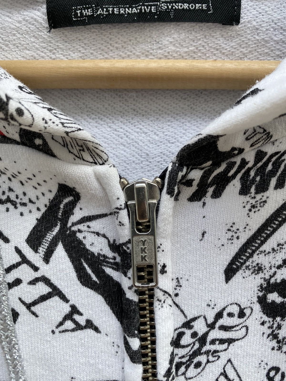 20471120 💥RARE💥RNA ALTERNATIVE New Wave/Anarchist Full Print Hoodie Size US M / EU 48-50 / 2 - 4 Thumbnail