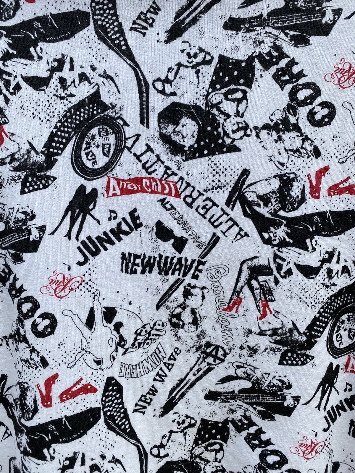 20471120 💥RARE💥RNA ALTERNATIVE New Wave/Anarchist Full Print Hoodie Size US M / EU 48-50 / 2 - 17 Thumbnail