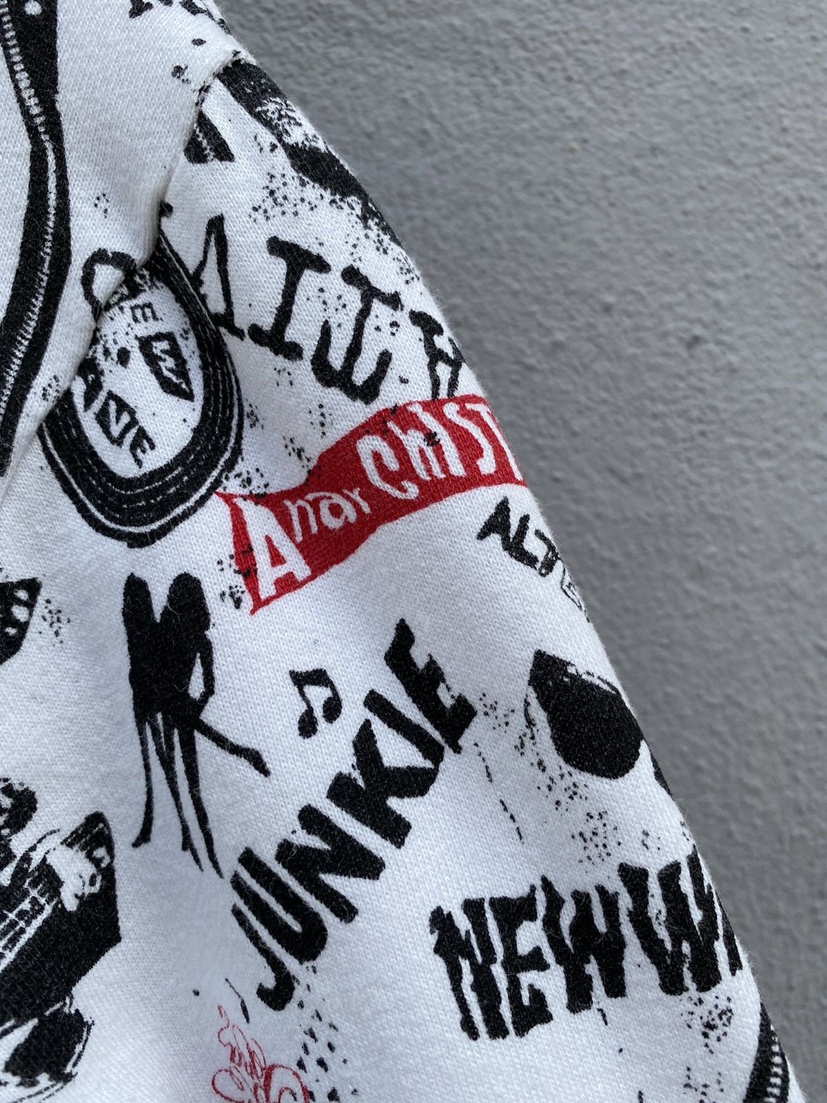 20471120 💥RARE💥RNA ALTERNATIVE New Wave/Anarchist Full Print Hoodie Size US M / EU 48-50 / 2 - 6 Thumbnail