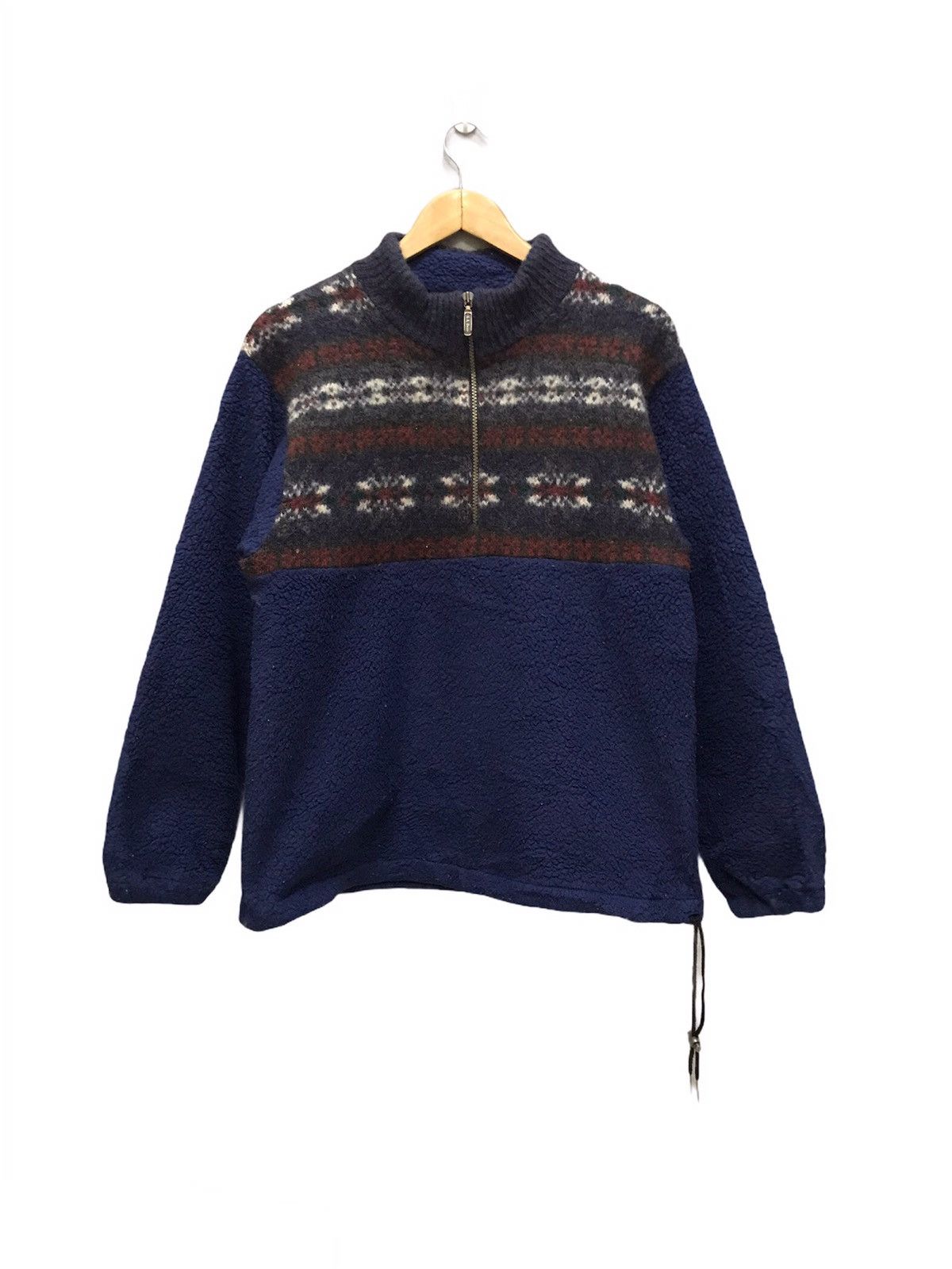 L.L. Bean Vintage 90s LL Bean Half Zipper Fleece Jacket Size US S / EU 44-46 / 1 - 2 Thumbnail