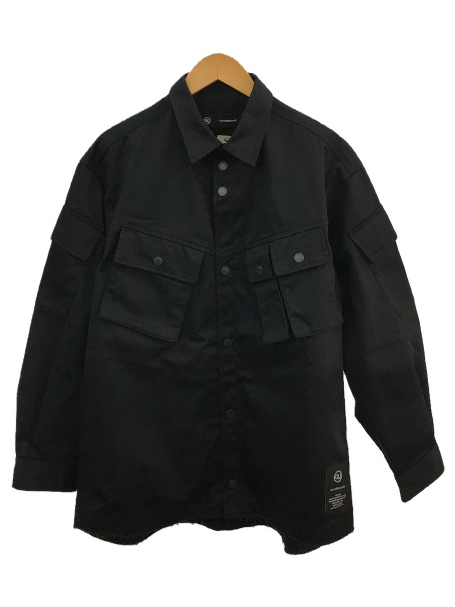 image of Undercover Gu Military Shirt in Black, Men's (Size Large)