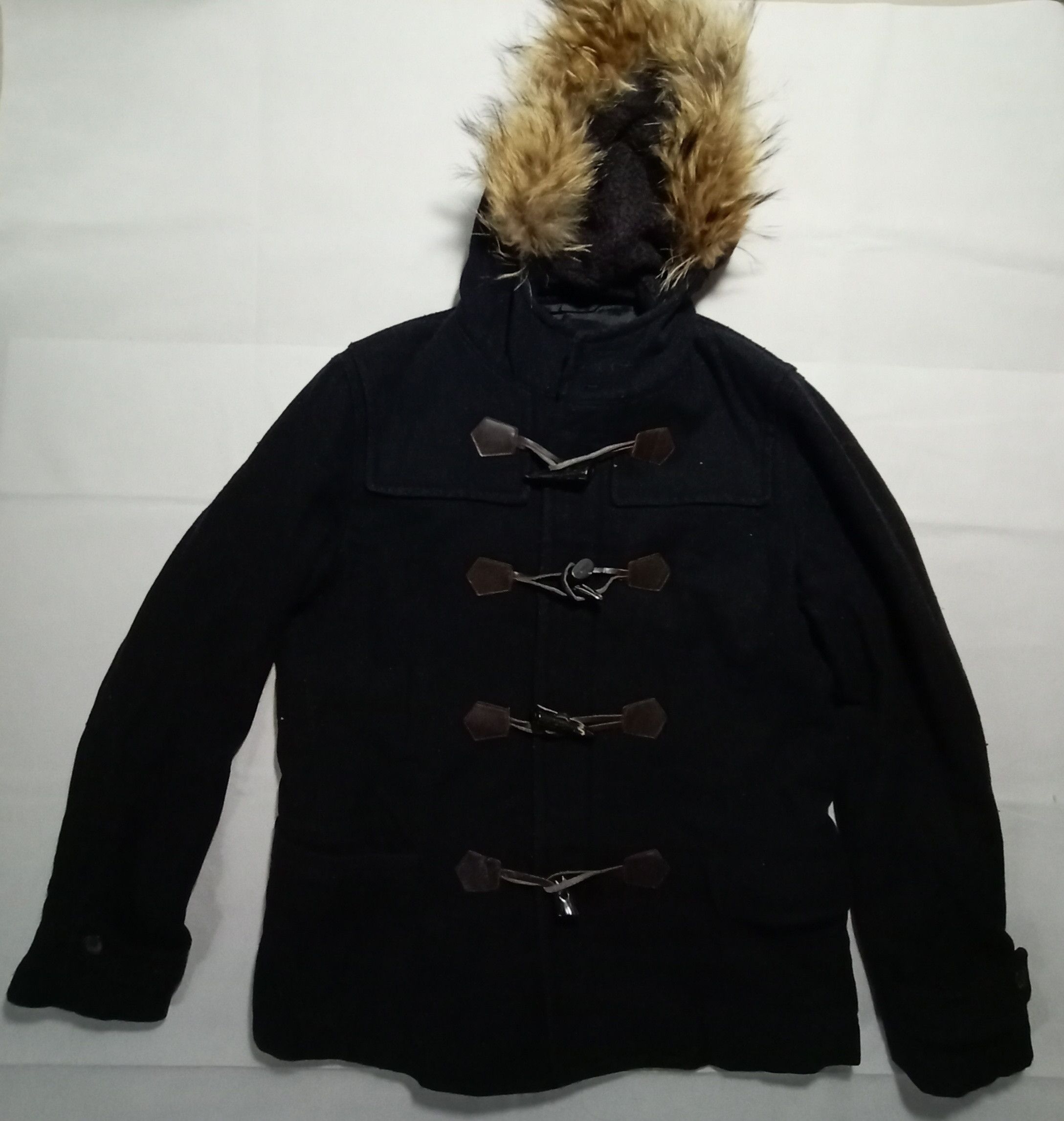 image of Hype x Vintage Duffel Heavy Jacket Winter Inspired Canada Goose in Black, Men's (Size Medium)