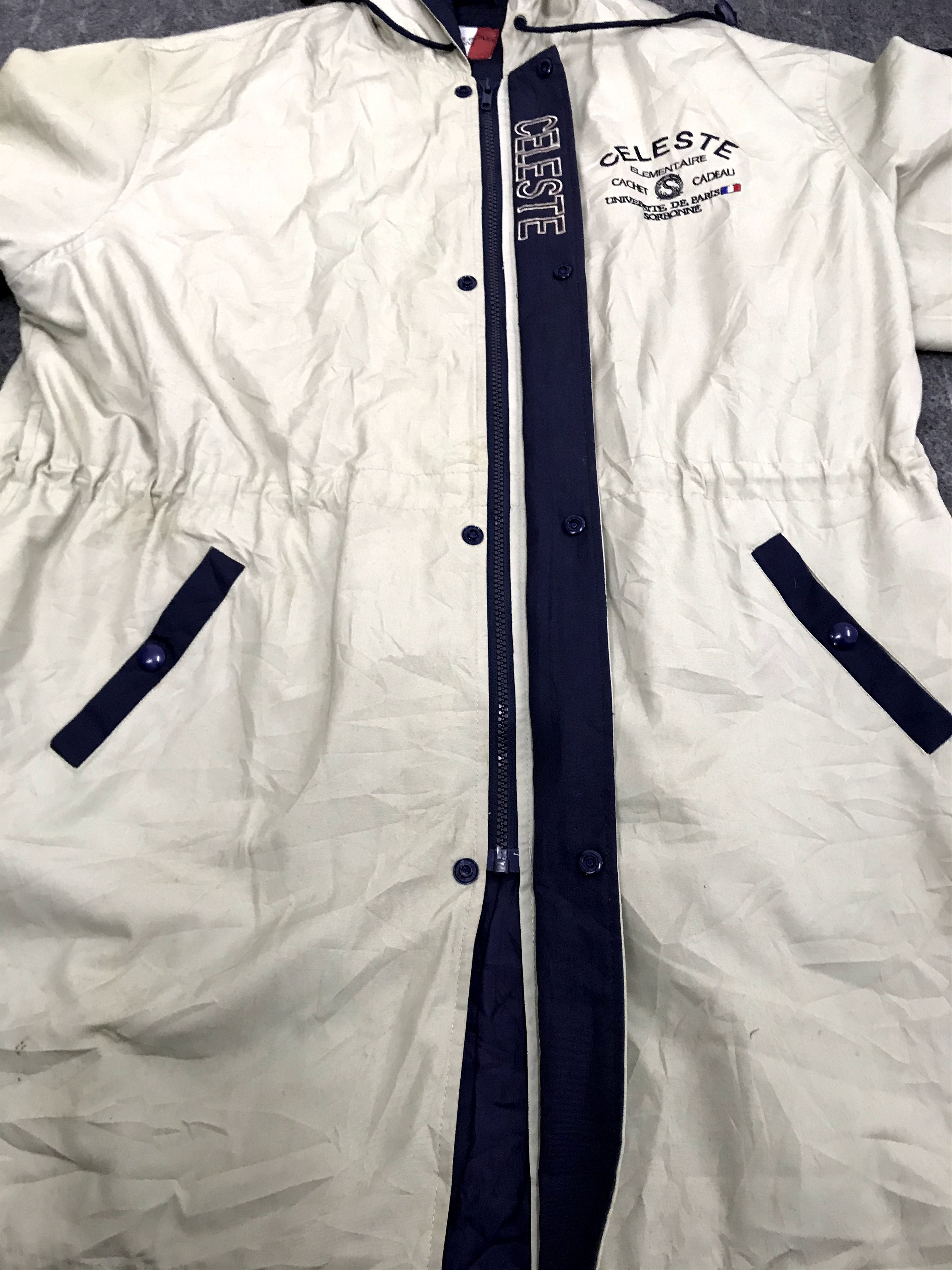 Japanese Brand Vintage Style Universite de Paris Celeste Parka Jacket Size US L / EU 52-54 / 3 - 6 Thumbnail