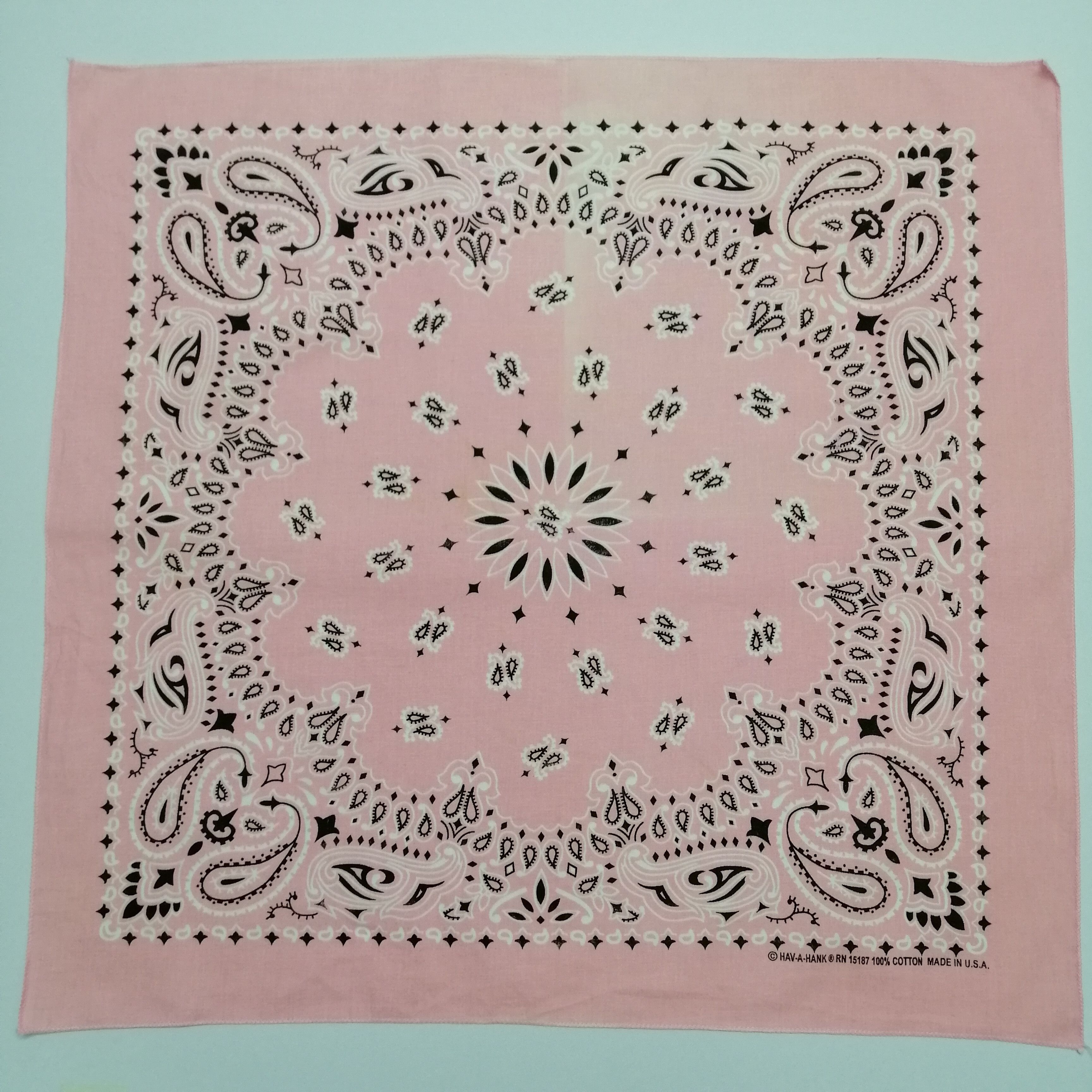 Vintage Vintage Bandana Paisley Handkerchief/Neckerchief-KD1302 Size ONE SIZE - 2 Thumbnail