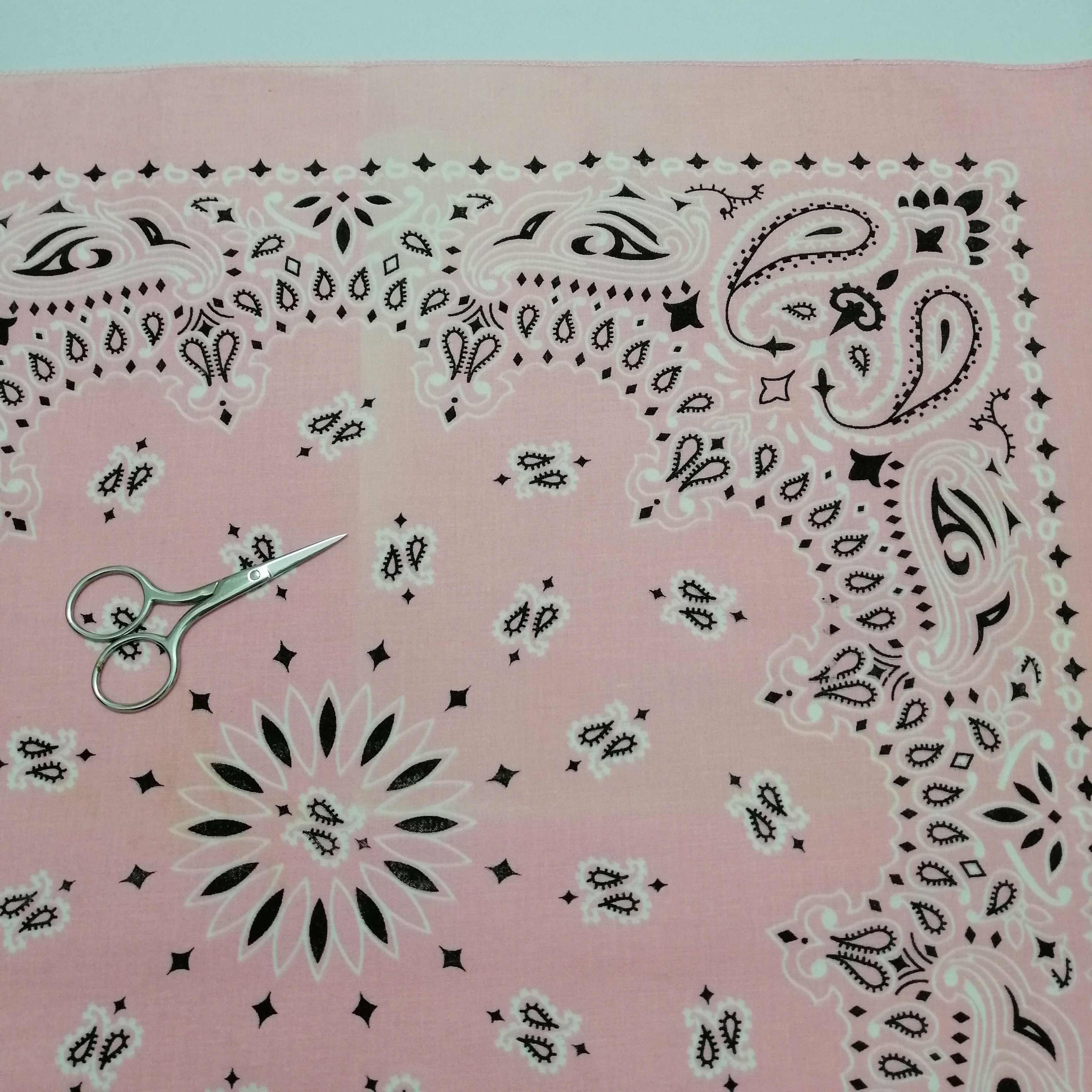 Vintage Vintage Bandana Paisley Handkerchief/Neckerchief-KD1302 Size ONE SIZE - 4 Thumbnail