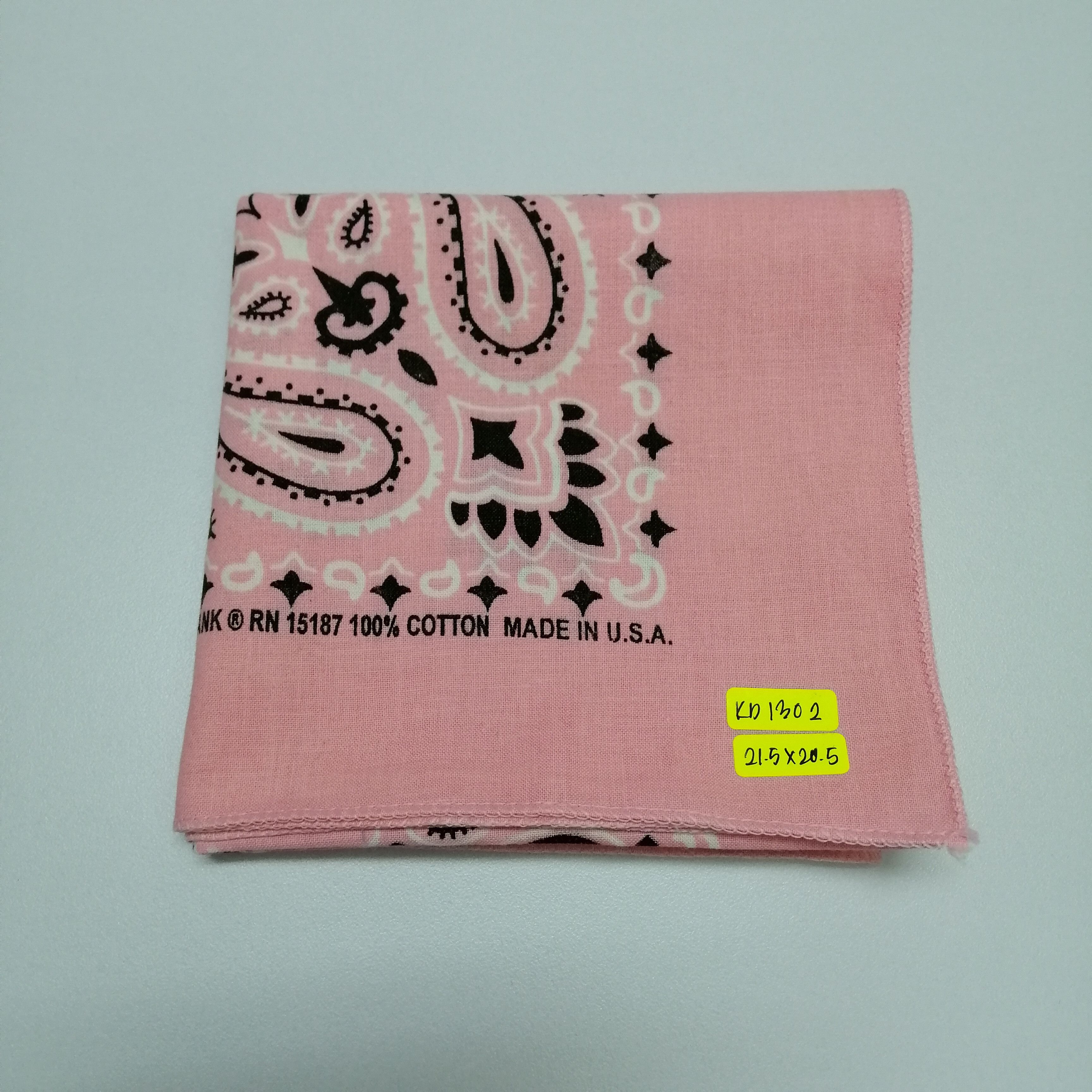 Vintage Vintage Bandana Paisley Handkerchief/Neckerchief-KD1302 Size ONE SIZE - 7 Thumbnail