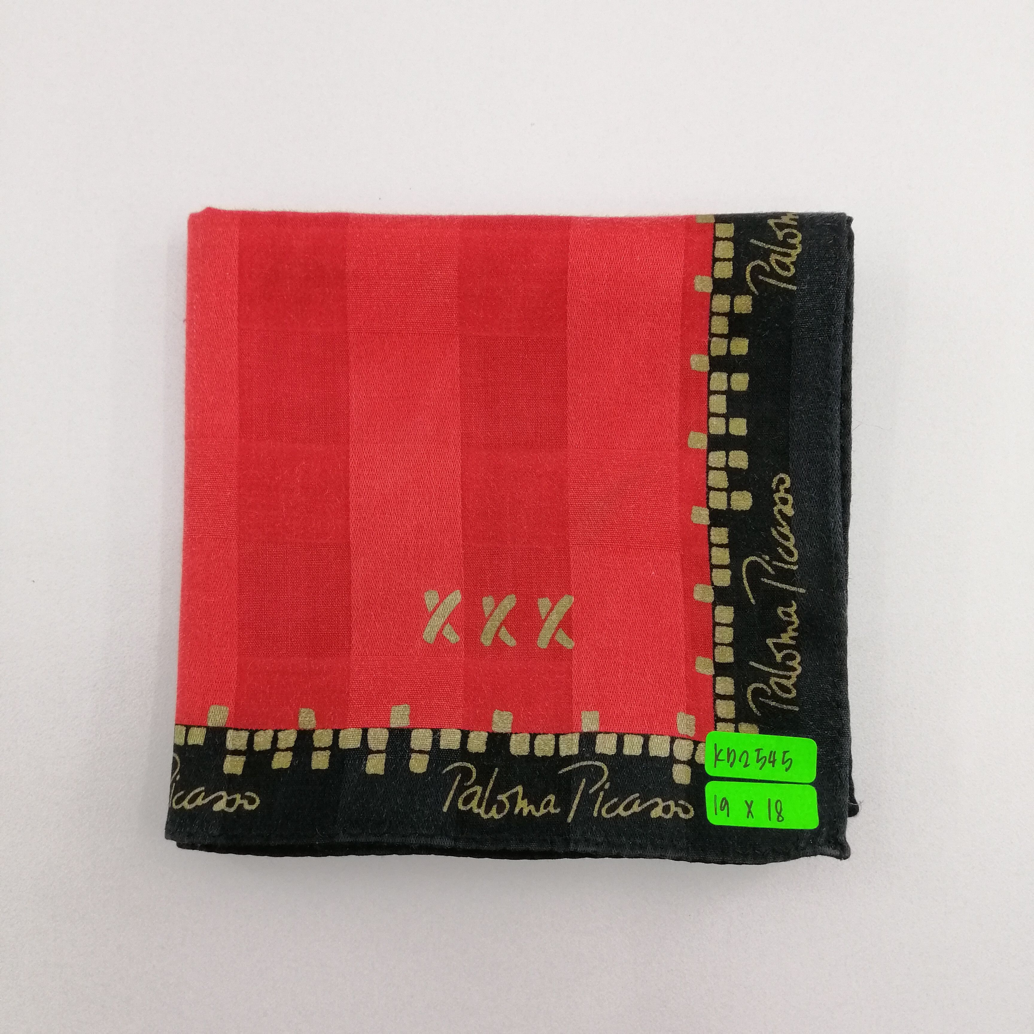 Paloma Picasso Paloma Picasso Handkerchief/Neckerchief/Bandana-KD2545 Size ONE SIZE - 6 Thumbnail