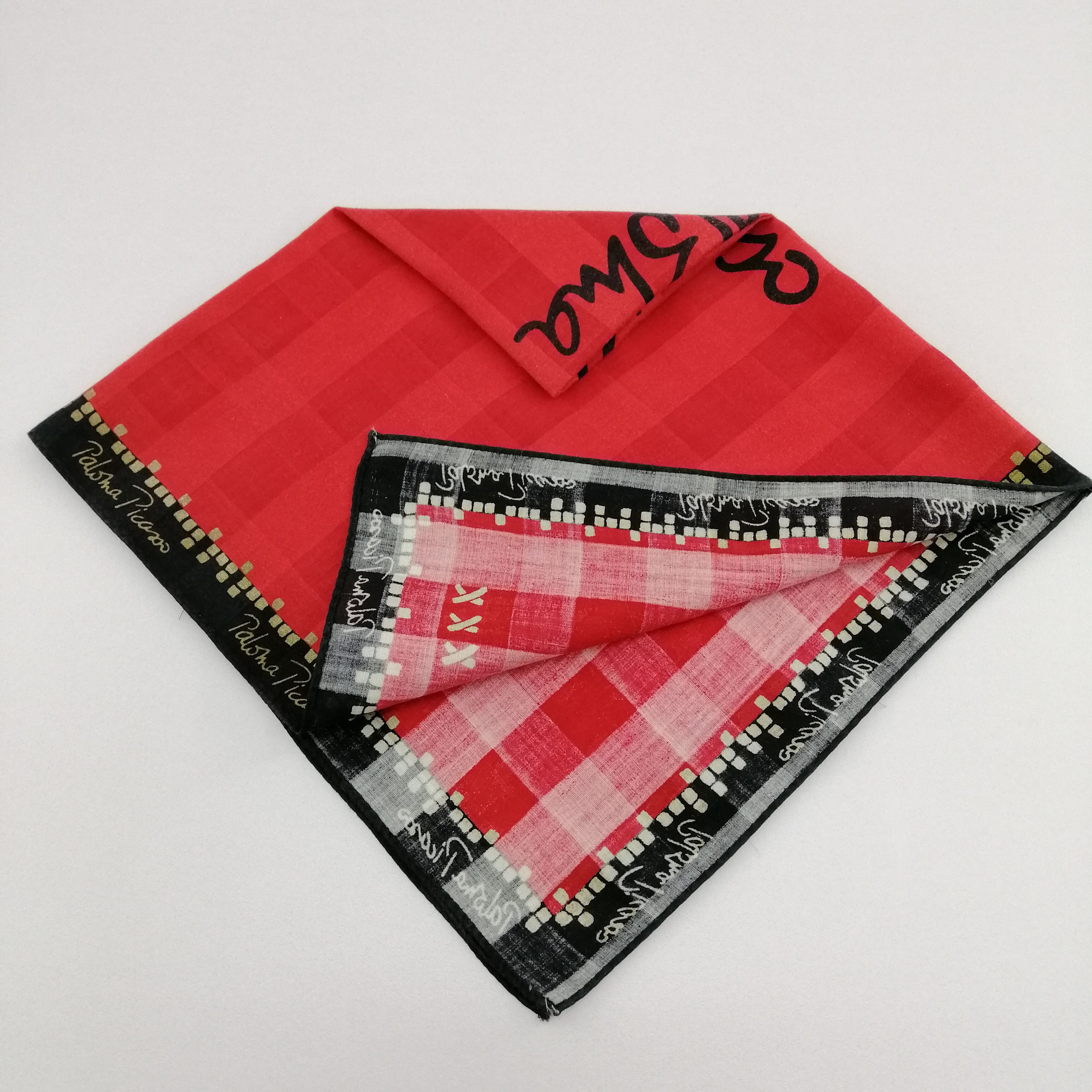 Paloma Picasso Paloma Picasso Handkerchief/Neckerchief/Bandana-KD2545 Size ONE SIZE - 5 Thumbnail
