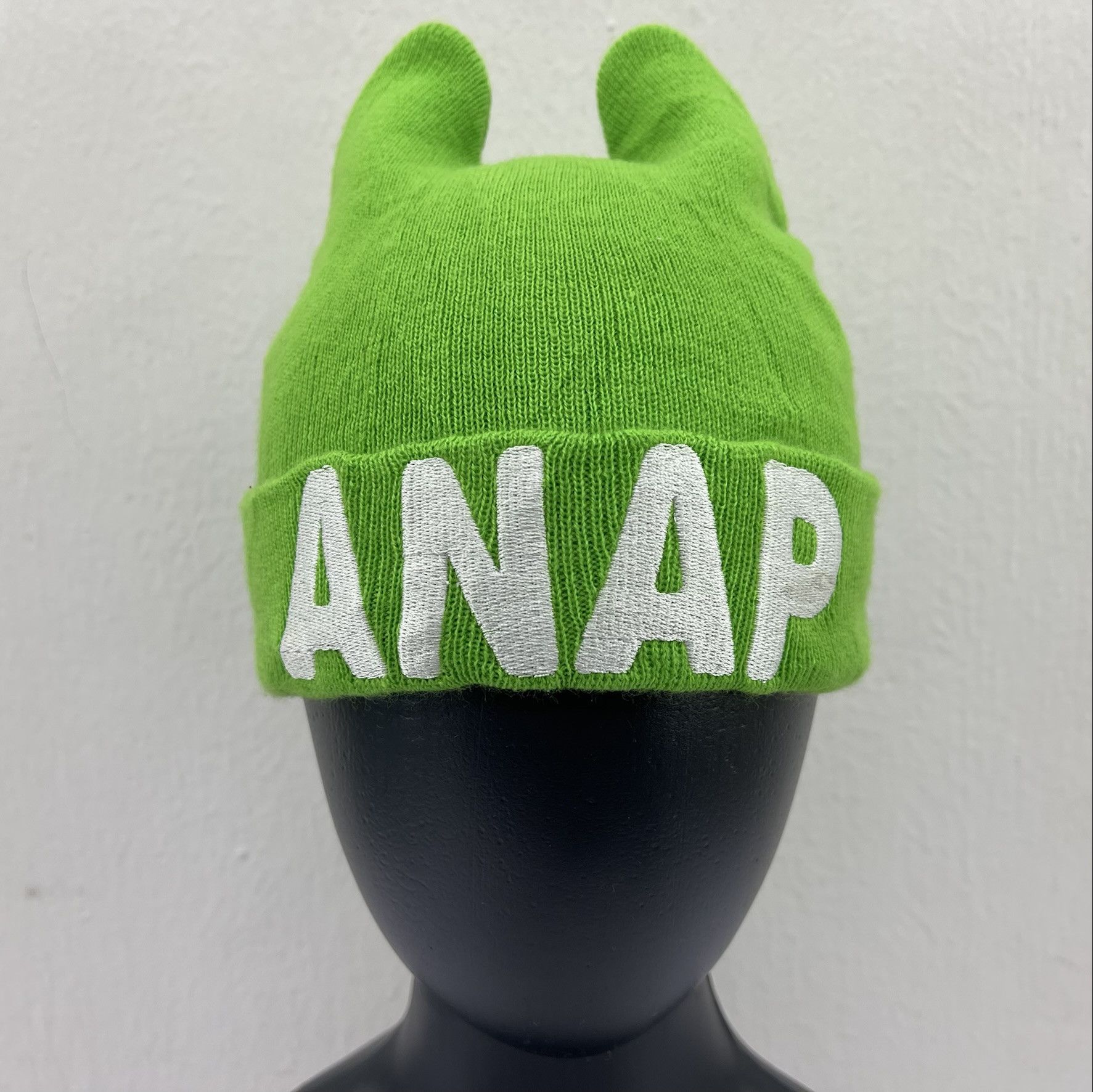 Japanese Brand ANAP Bunny Horn Nice Design Beanie Hats-D005 Size ONE SIZE - 2 Thumbnail