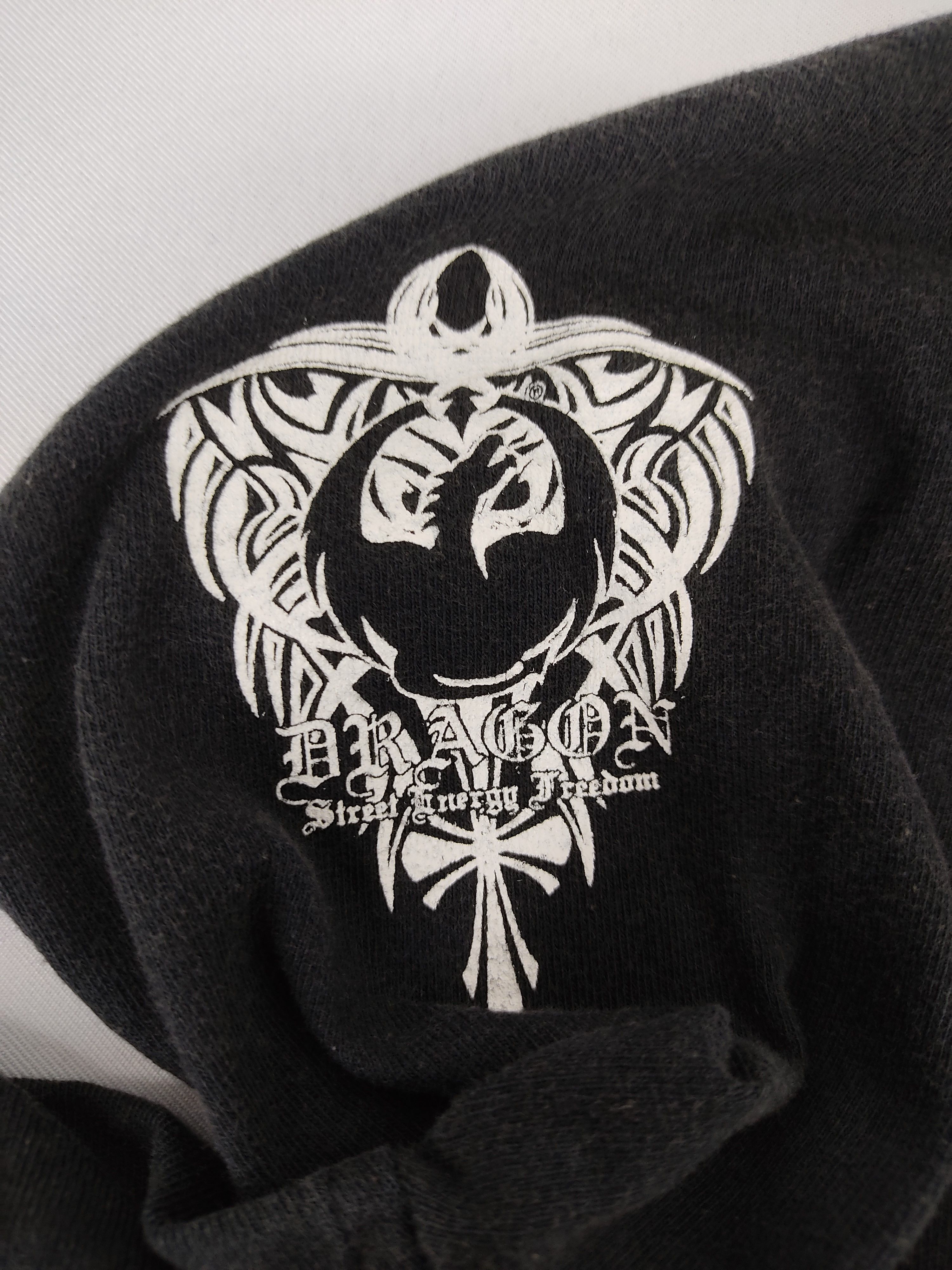 Japanese Brand Vintage Dragon Surf Wear Street Energy Freedom Skate Tee Size M / US 6-8 / IT 42-44 - 3 Thumbnail