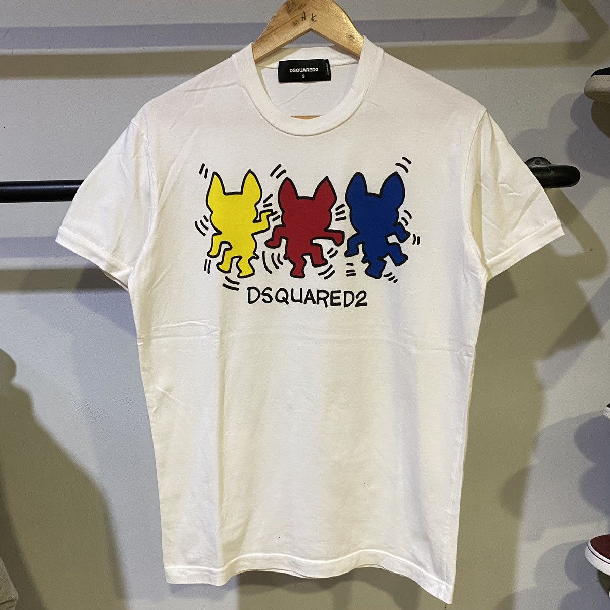Dsquared2 × Keith Haring Dsquared2 X Keith Haring Ringer Tee Size US S / EU 44-46 / 1 - 1 Thumbnail