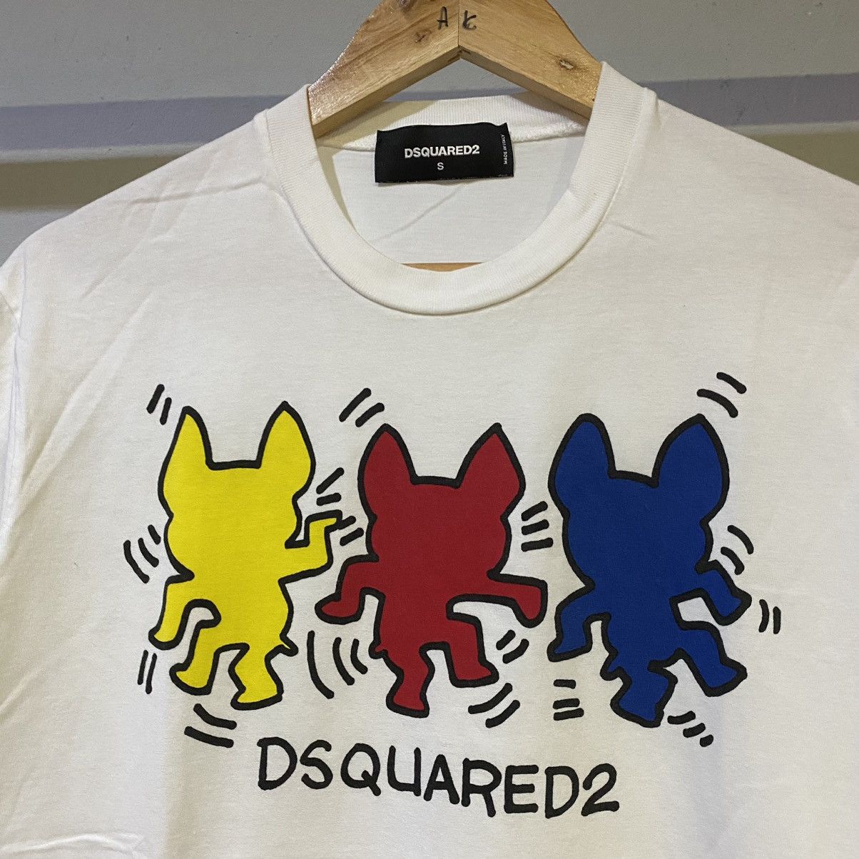 Dsquared2 × Keith Haring Dsquared2 X Keith Haring Ringer Tee Size US S / EU 44-46 / 1 - 3 Thumbnail