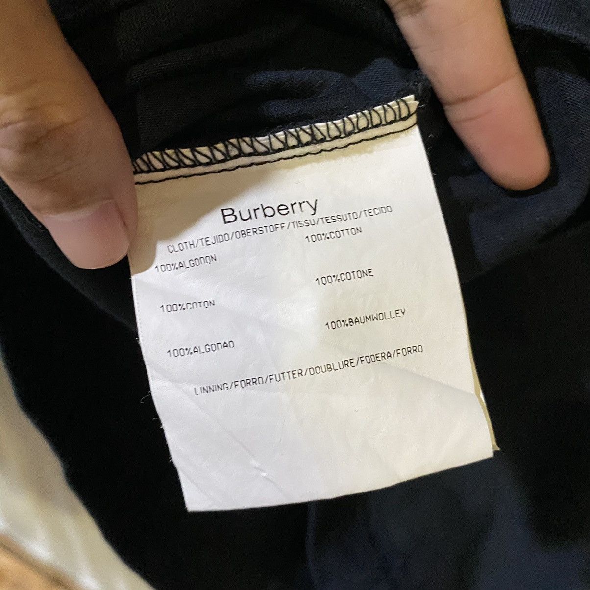 Burberry × Burberry Prorsum Burberry London Big Logo Tee Size US L / EU 52-54 / 3 - 6 Thumbnail