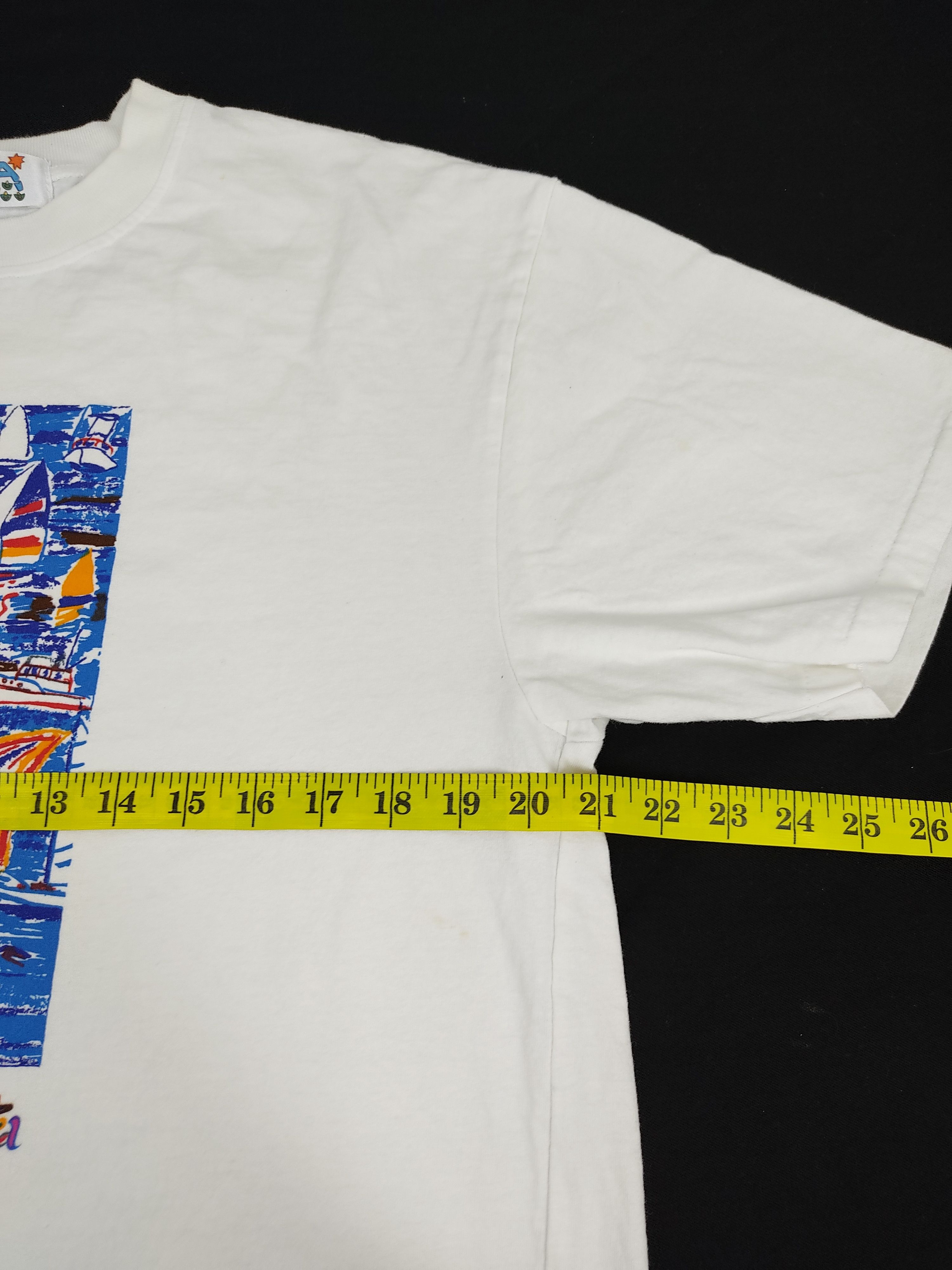 Vintage Vintage Boota Tourist Tee Harbour Boat Graphic Art Design Size US M / EU 48-50 / 2 - 5 Thumbnail