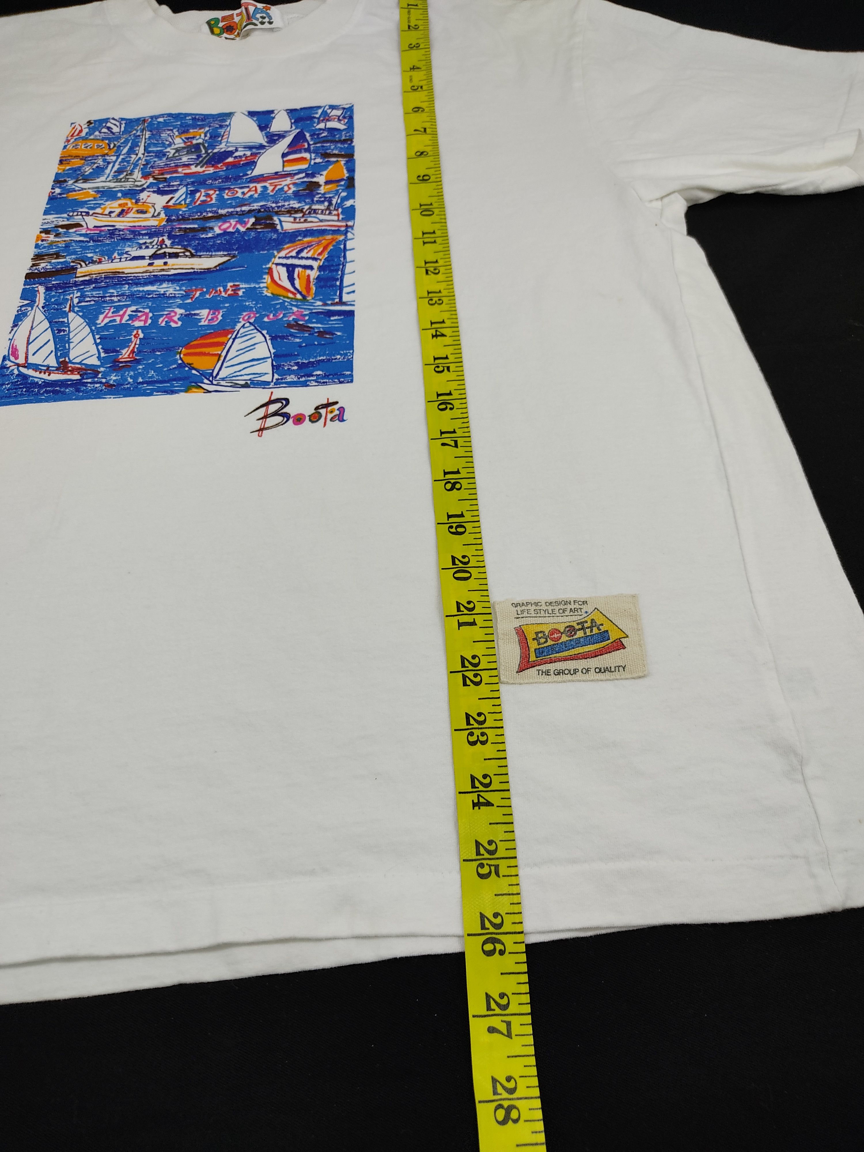 Vintage Vintage Boota Tourist Tee Harbour Boat Graphic Art Design Size US M / EU 48-50 / 2 - 6 Thumbnail