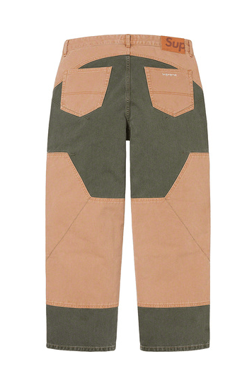 Supreme Supreme 2-Tone Paneled Jean Brown 38 Size US 38 / EU 54 - 2 Thumbnail