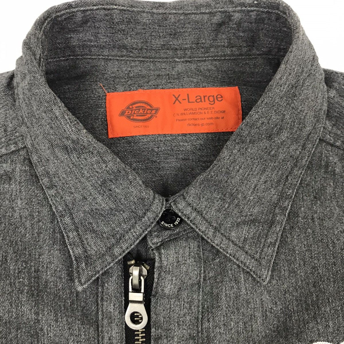 Dickies × Vintage Vintage DICKIES Workwear double pocket chambray jacket Size US L / EU 52-54 / 3 - 6 Thumbnail