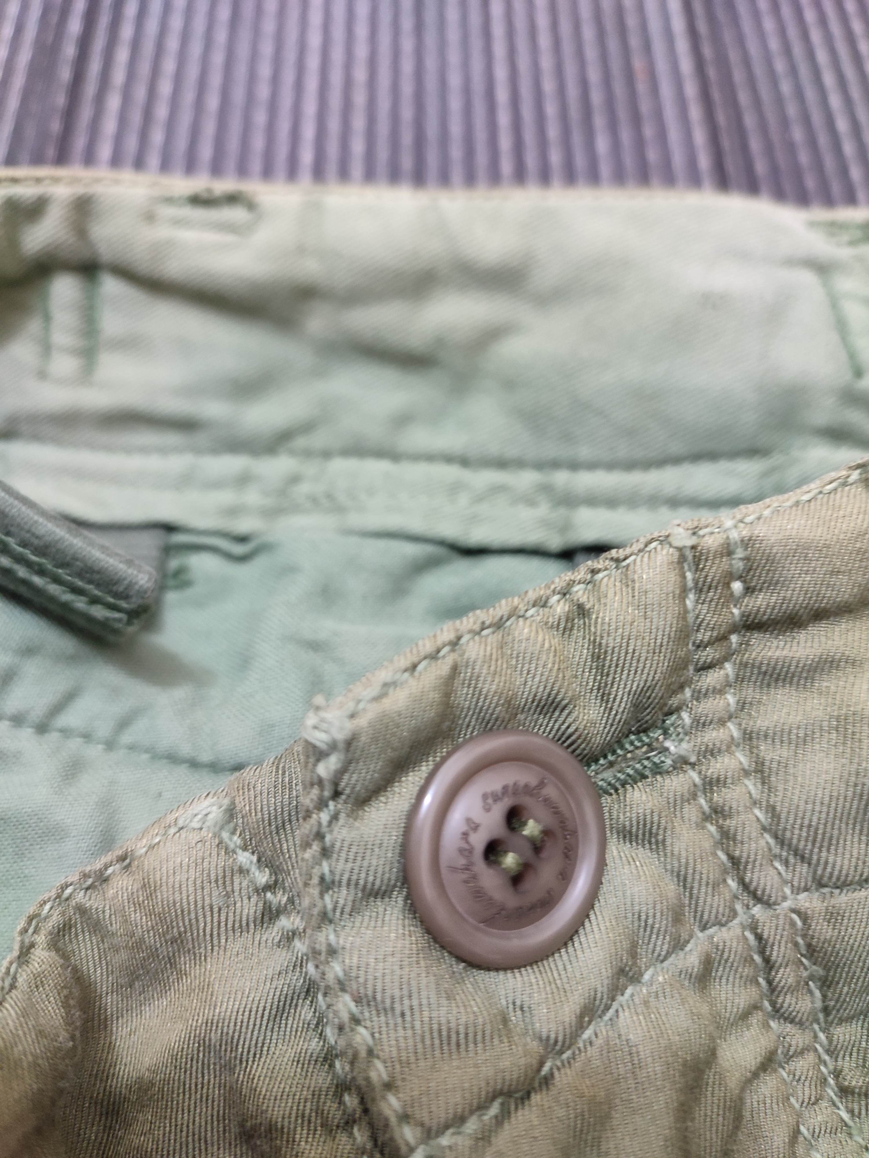 Japanese Brand 🔥Sunaokuwahara Issey Miyake Olive Cargo Short pants Size US 30 / EU 46 - 14 Thumbnail