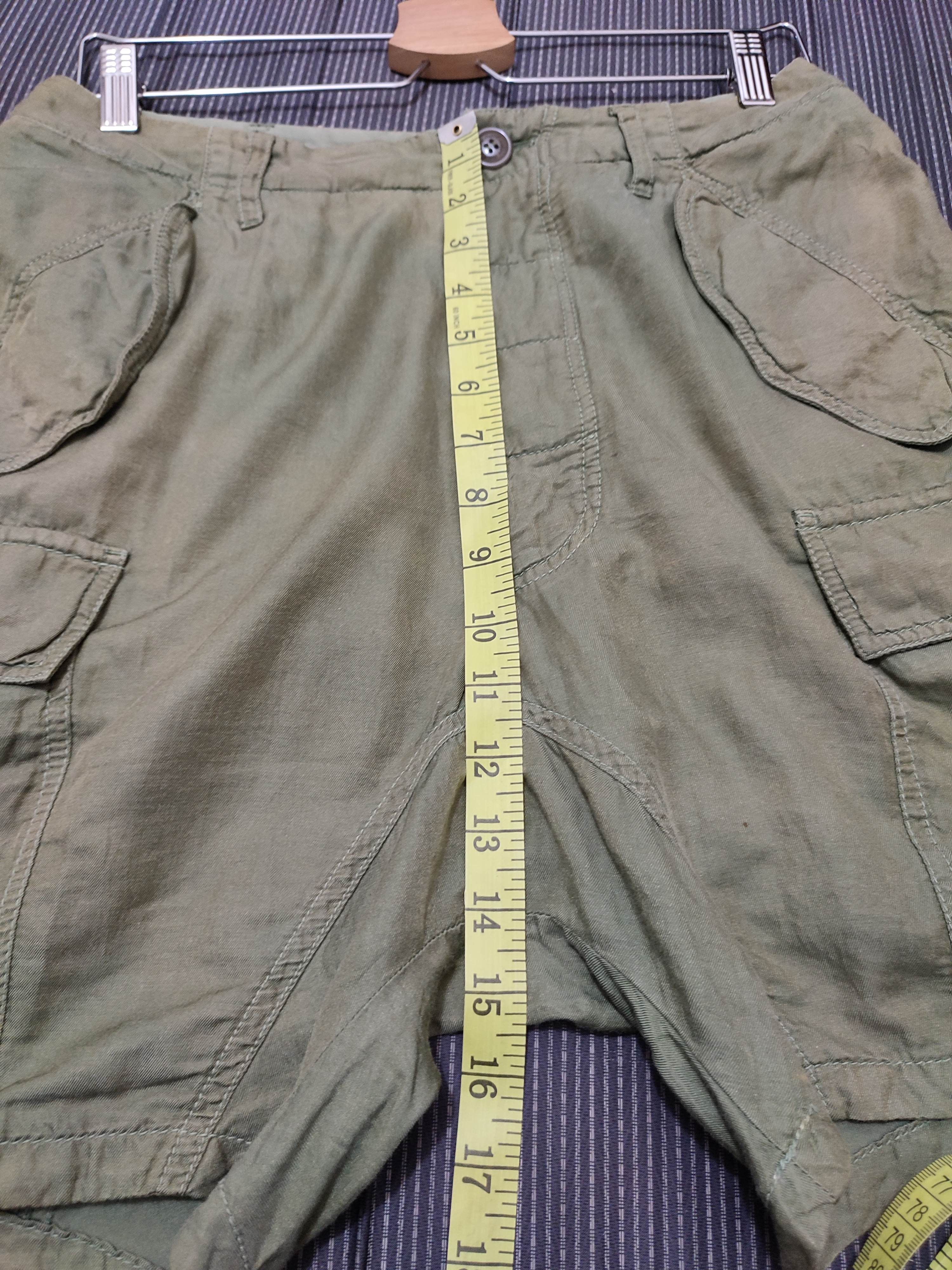 Japanese Brand 🔥Sunaokuwahara Issey Miyake Olive Cargo Short pants Size US 30 / EU 46 - 13 Thumbnail