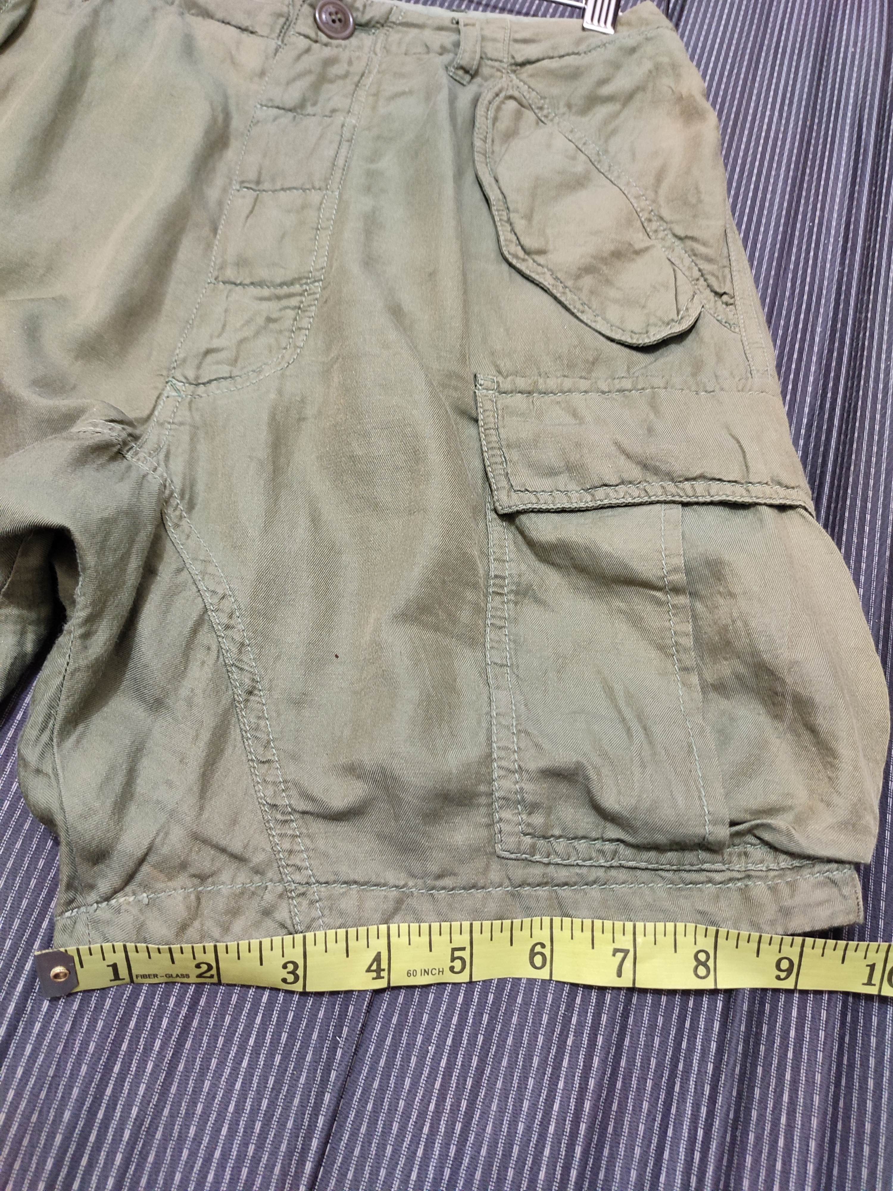 Japanese Brand 🔥Sunaokuwahara Issey Miyake Olive Cargo Short pants Size US 30 / EU 46 - 12 Thumbnail
