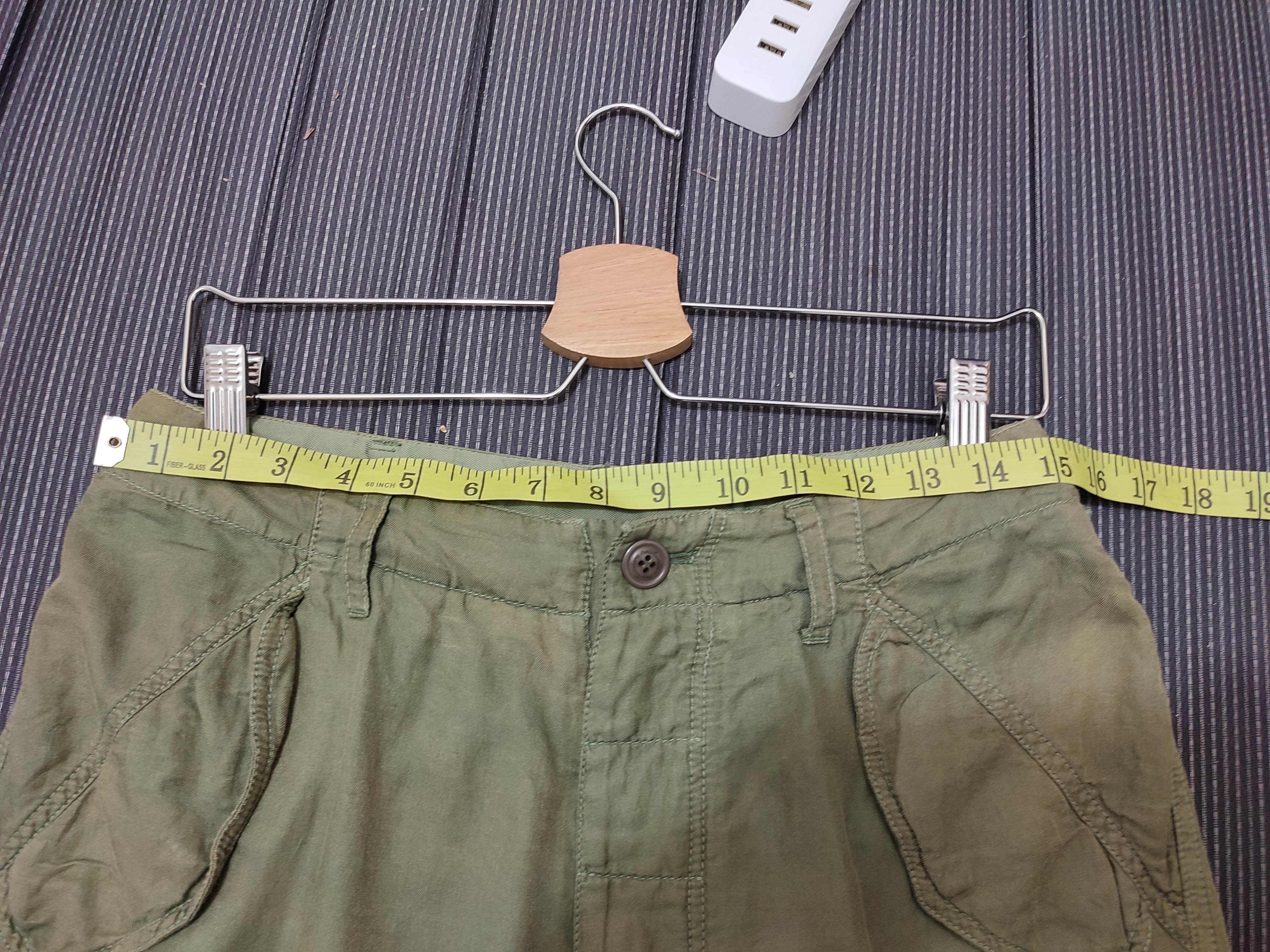 Japanese Brand 🔥Sunaokuwahara Issey Miyake Olive Cargo Short pants Size US 30 / EU 46 - 10 Thumbnail