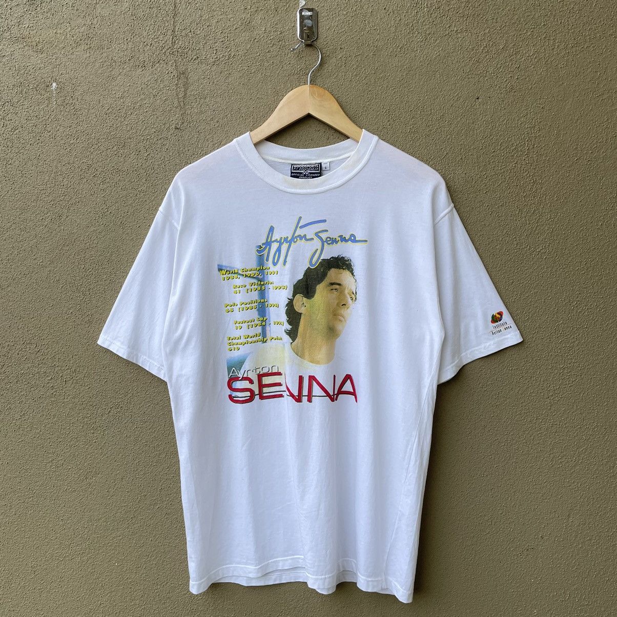 Formula 1 Vintage Ayrton Senna Formula 1 Tee Shirt Size US L / EU 52-54 / 3 - 1 Thumbnail