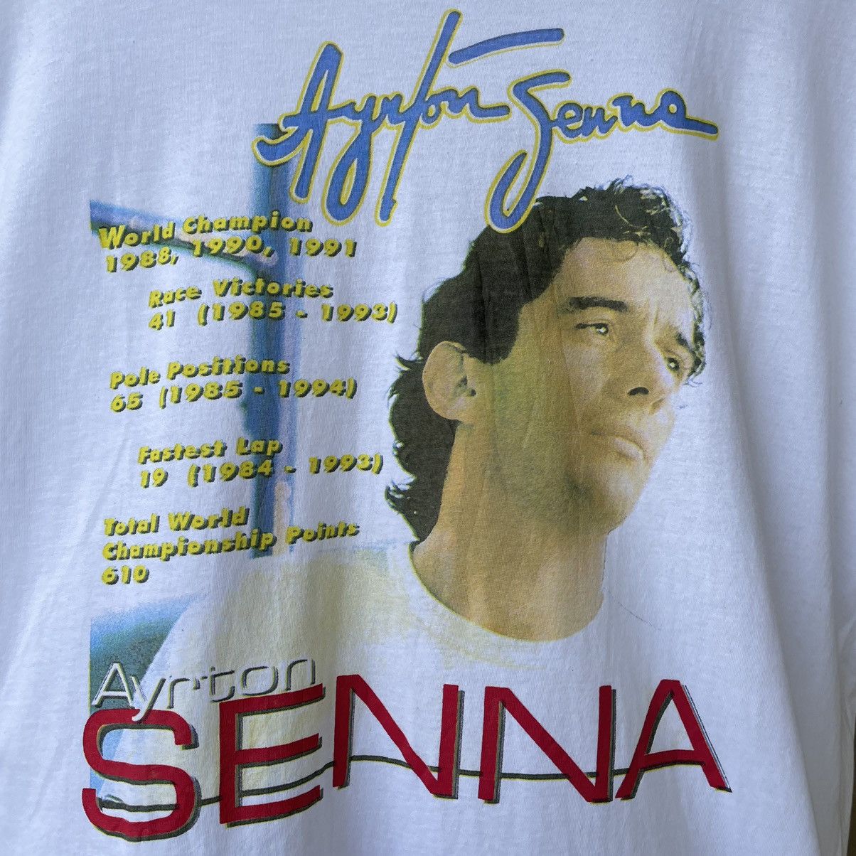 Formula 1 Vintage Ayrton Senna Formula 1 Tee Shirt Size US L / EU 52-54 / 3 - 3 Thumbnail