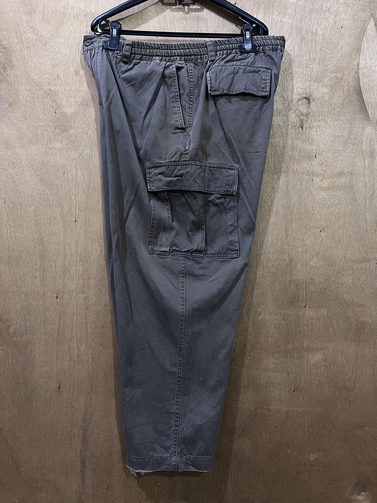 Japanese Brand HILL CROP 90s OUTDOOR DRAWSTRING SPORTWEAR CARGO CROP PANT Size US 34 / EU 50 - 3 Thumbnail