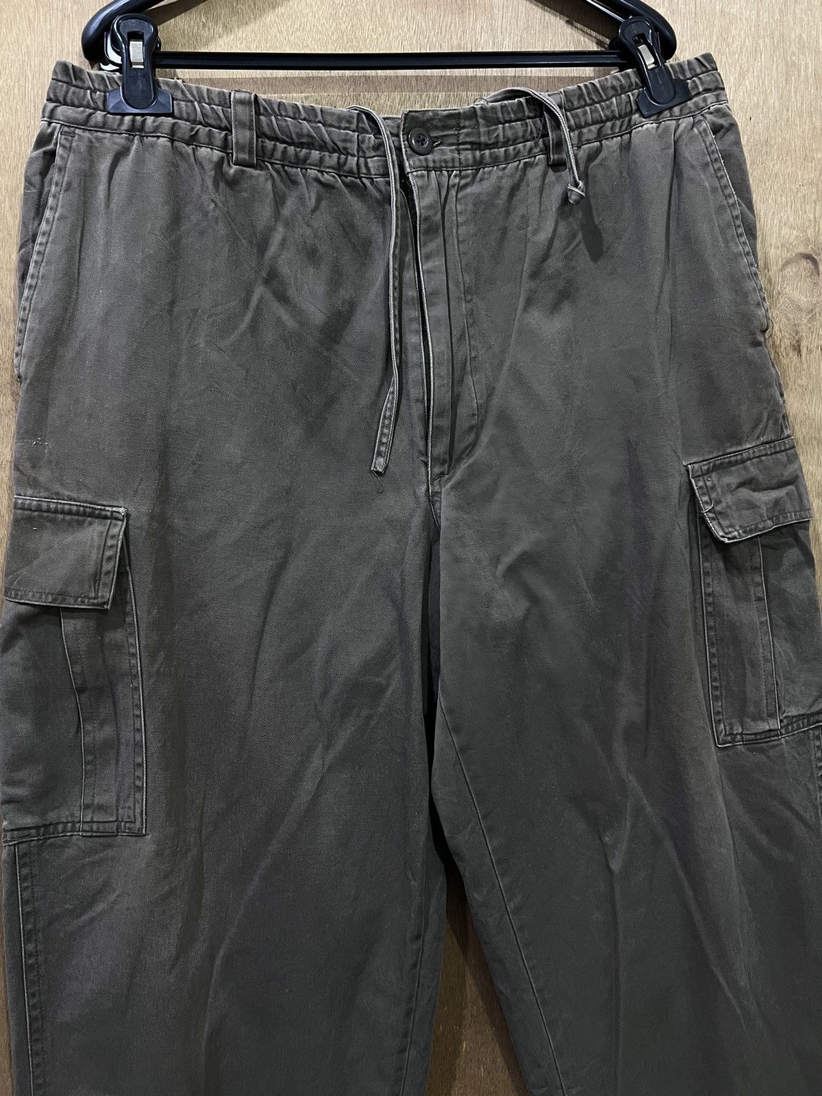 Japanese Brand HILL CROP 90s OUTDOOR DRAWSTRING SPORTWEAR CARGO CROP PANT Size US 34 / EU 50 - 4 Thumbnail