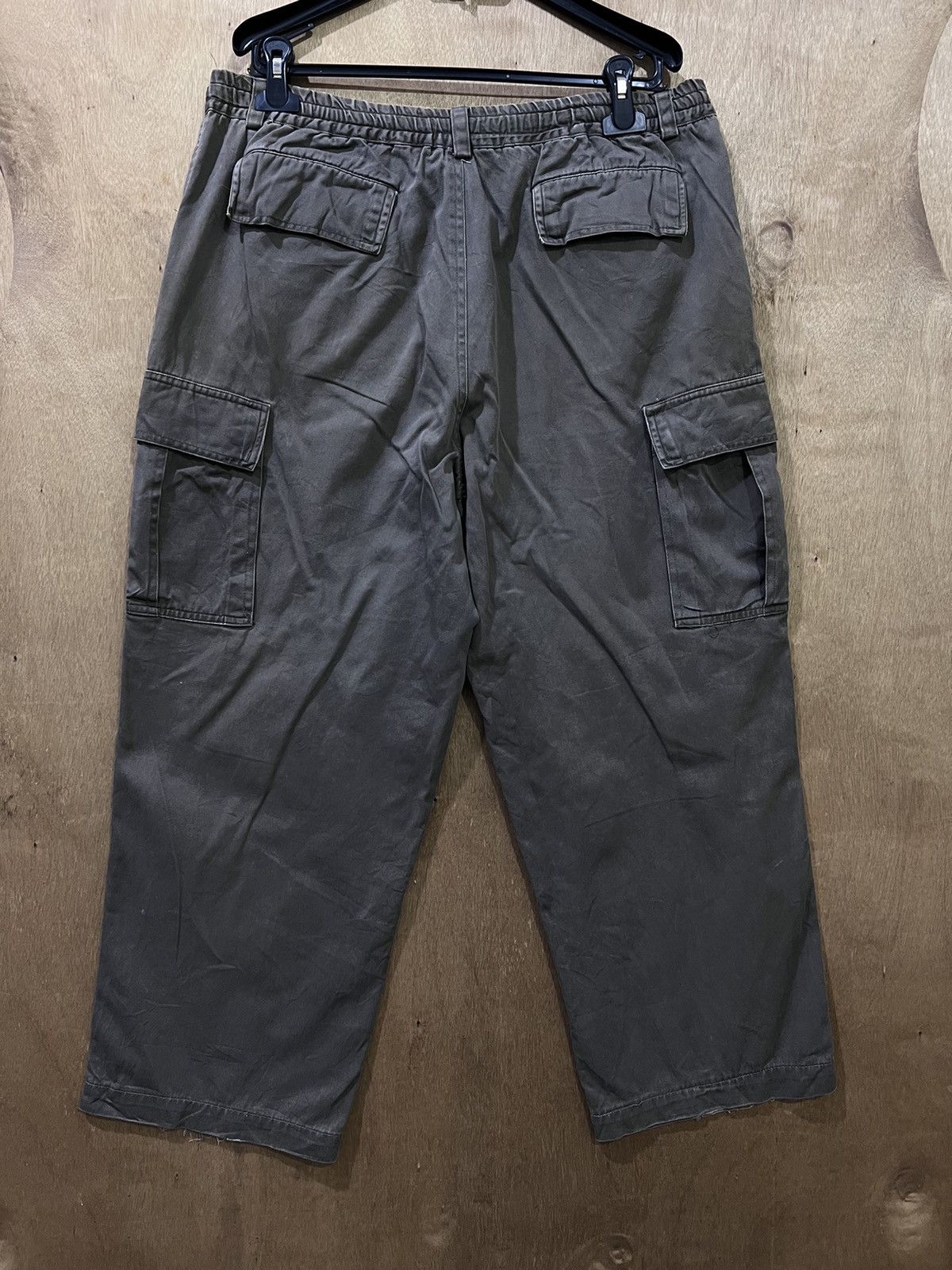 Japanese Brand HILL CROP 90s OUTDOOR DRAWSTRING SPORTWEAR CARGO CROP PANT Size US 34 / EU 50 - 2 Thumbnail