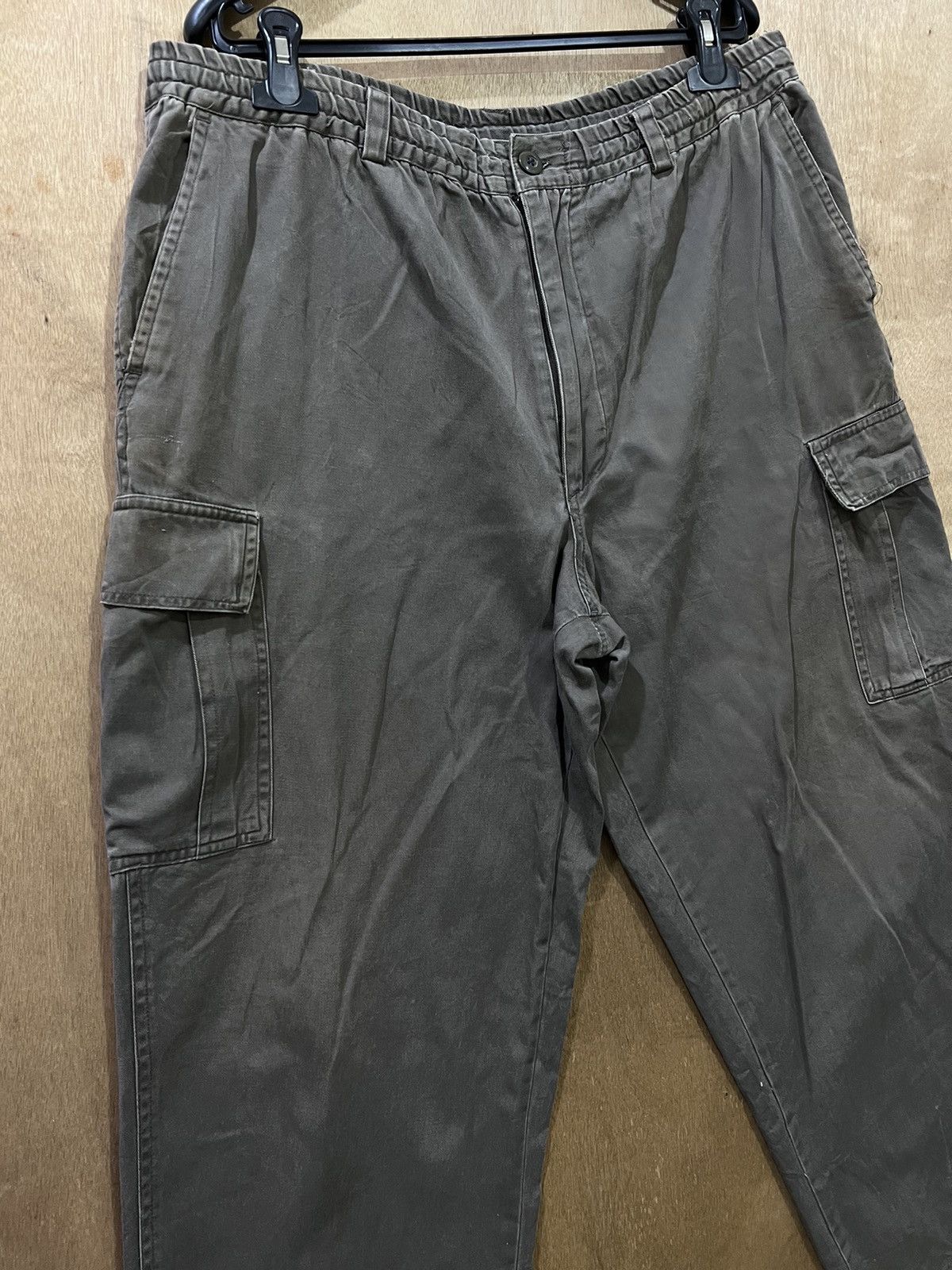 Japanese Brand HILL CROP 90s OUTDOOR DRAWSTRING SPORTWEAR CARGO CROP PANT Size US 34 / EU 50 - 5 Thumbnail