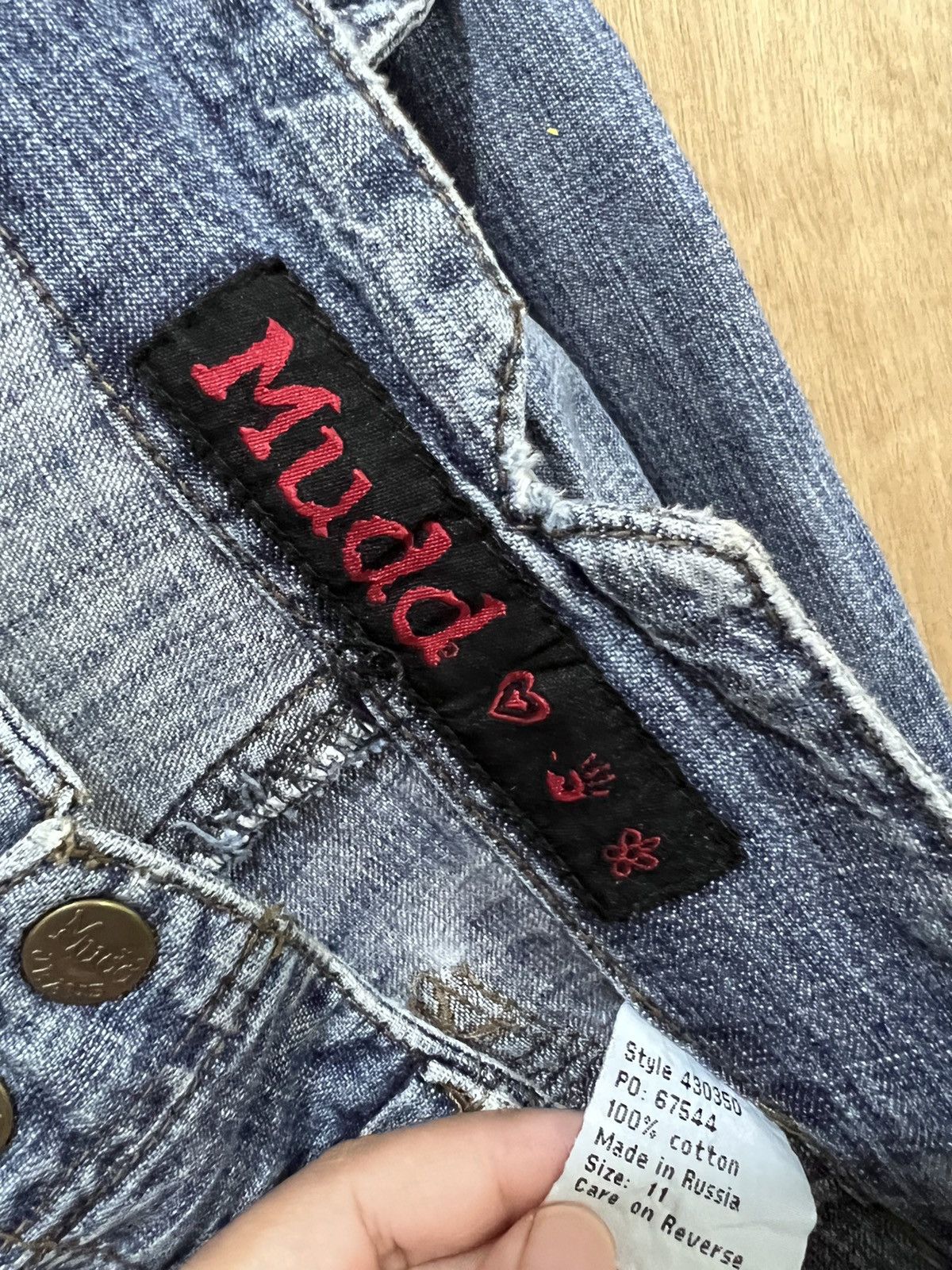 Japanese Brand MUDD Rare Double Knee 3D Baggy Multipocket Cargo Denim Jean Size US 32 / EU 48 - 12 Thumbnail
