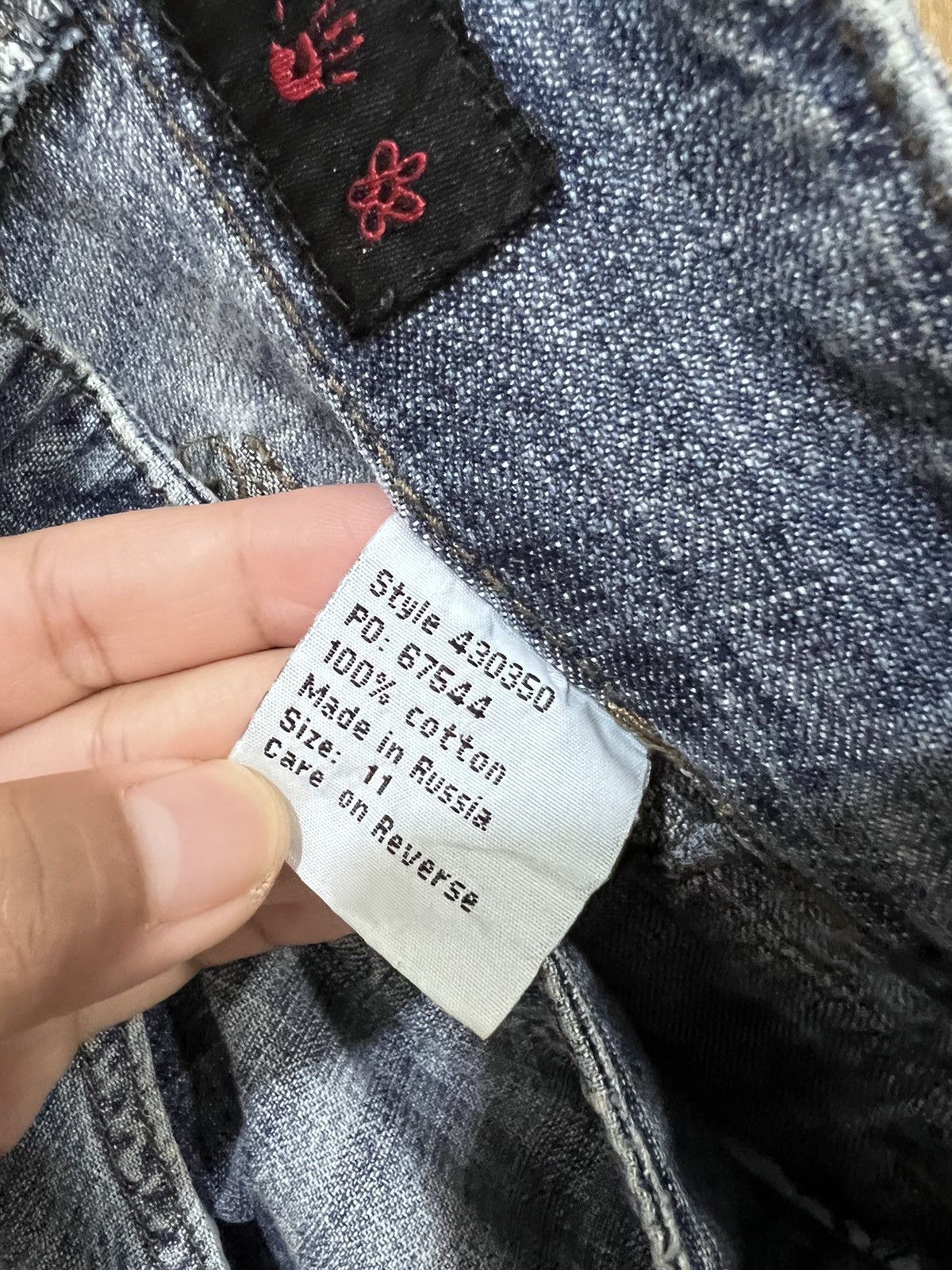 Japanese Brand MUDD Rare Double Knee 3D Baggy Multipocket Cargo Denim Jean Size US 32 / EU 48 - 11 Thumbnail