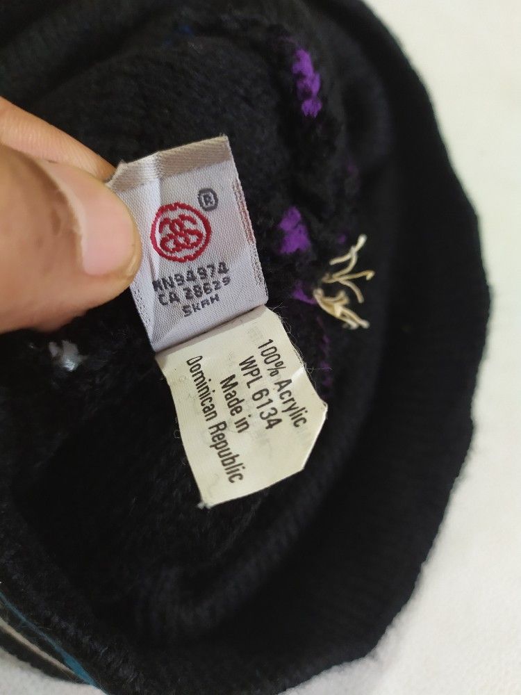 Stussy STUSSY PIN BEANIE HAT STRIPE COLOUR Size ONE SIZE - 9 Thumbnail