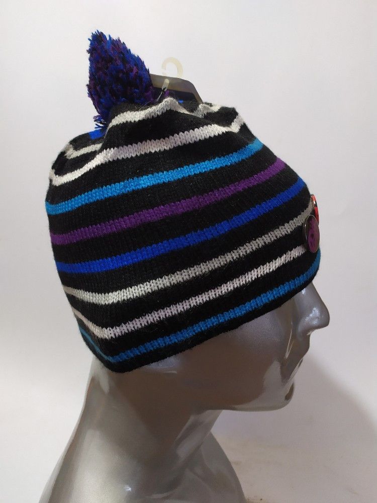 Stussy STUSSY PIN BEANIE HAT STRIPE COLOUR Size ONE SIZE - 4 Thumbnail