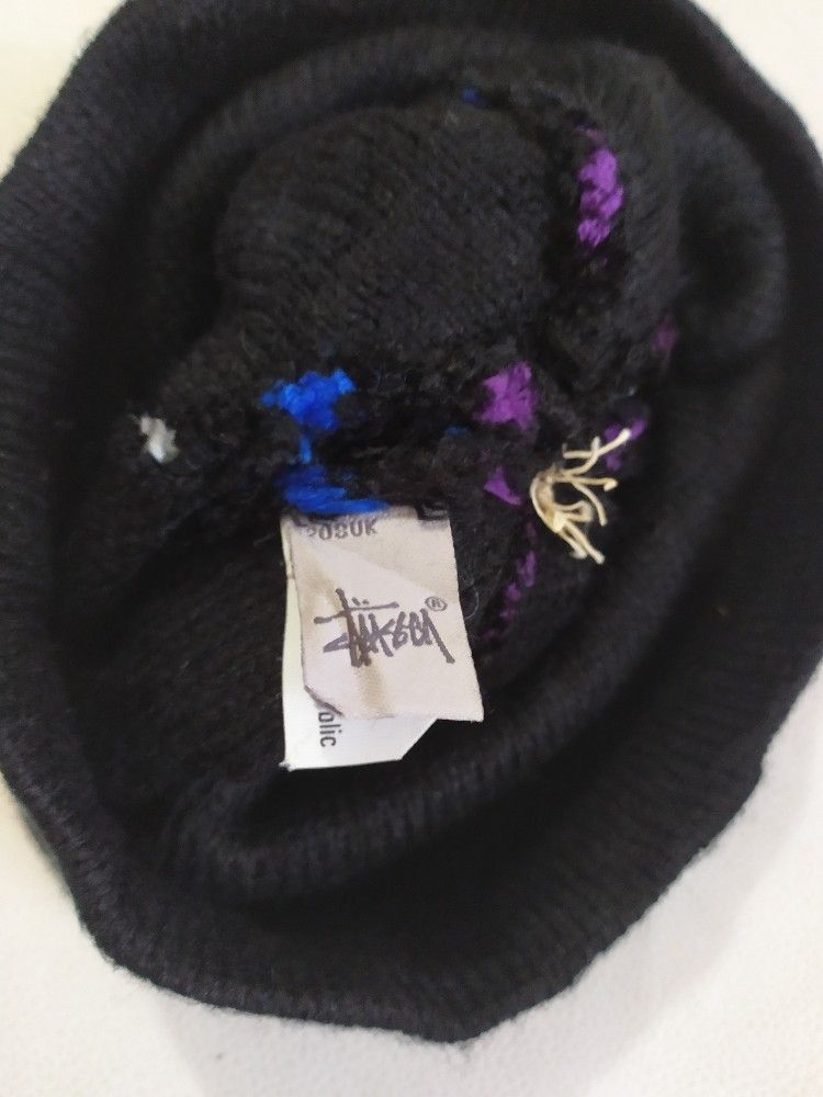 Stussy STUSSY PIN BEANIE HAT STRIPE COLOUR Size ONE SIZE - 8 Thumbnail