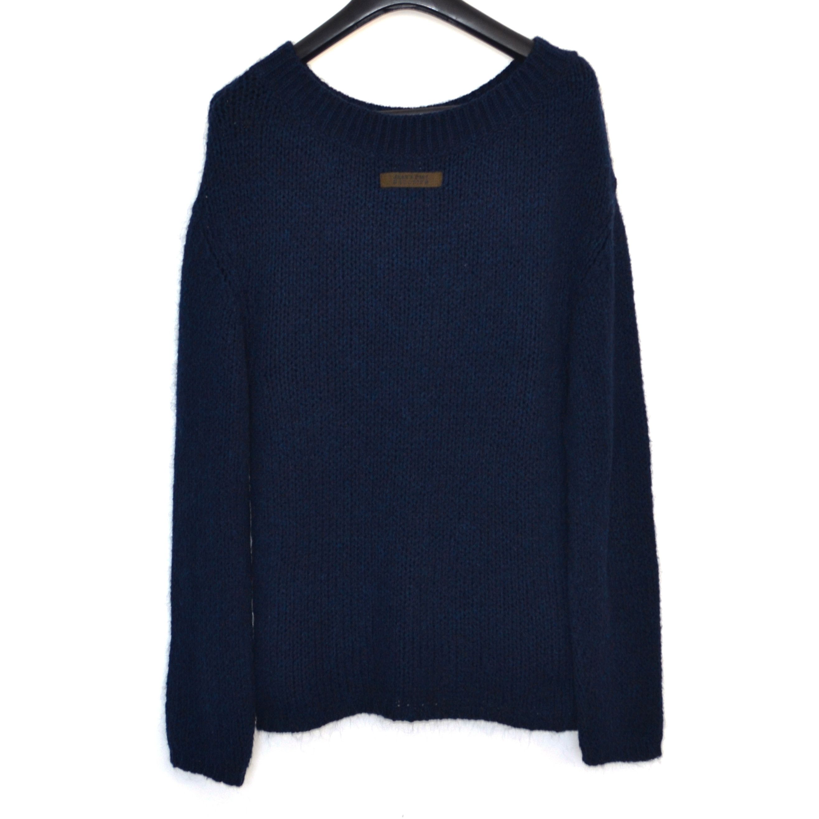 Jean Paul Gaultier Jean Paul Gaultier Sweater Mohair Oversize Navy Blue 90s Size US M / EU 48-50 / 2 - 2 Thumbnail