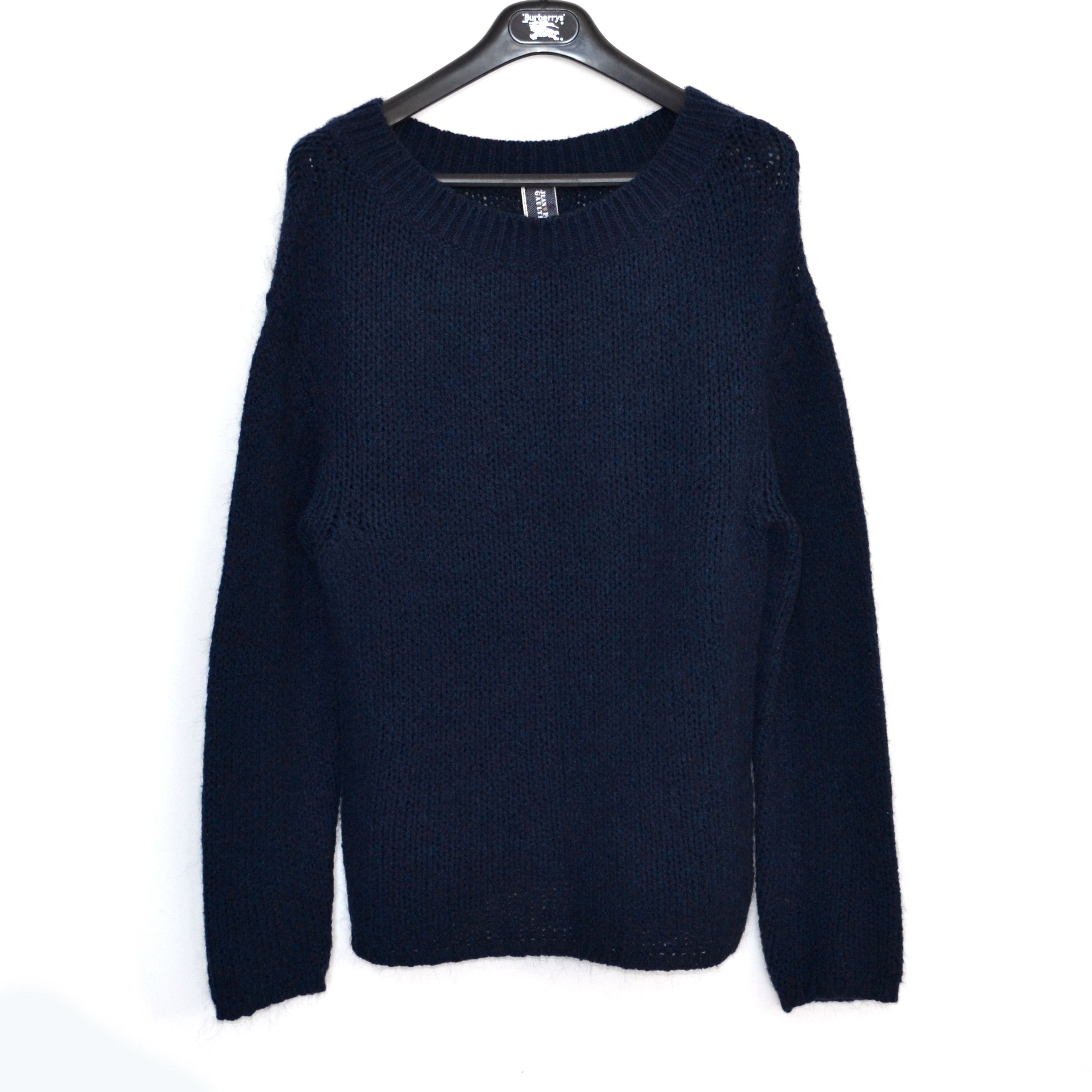 Jean Paul Gaultier Jean Paul Gaultier Sweater Mohair Oversize Navy Blue 90s Size US M / EU 48-50 / 2 - 1 Thumbnail
