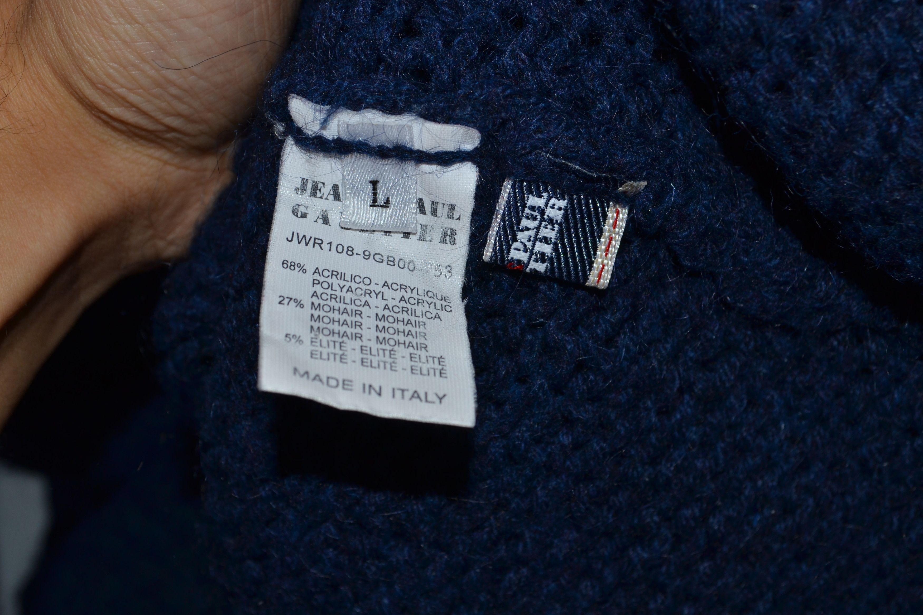 Jean Paul Gaultier Jean Paul Gaultier Sweater Mohair Oversize Navy Blue 90s Size US M / EU 48-50 / 2 - 6 Thumbnail