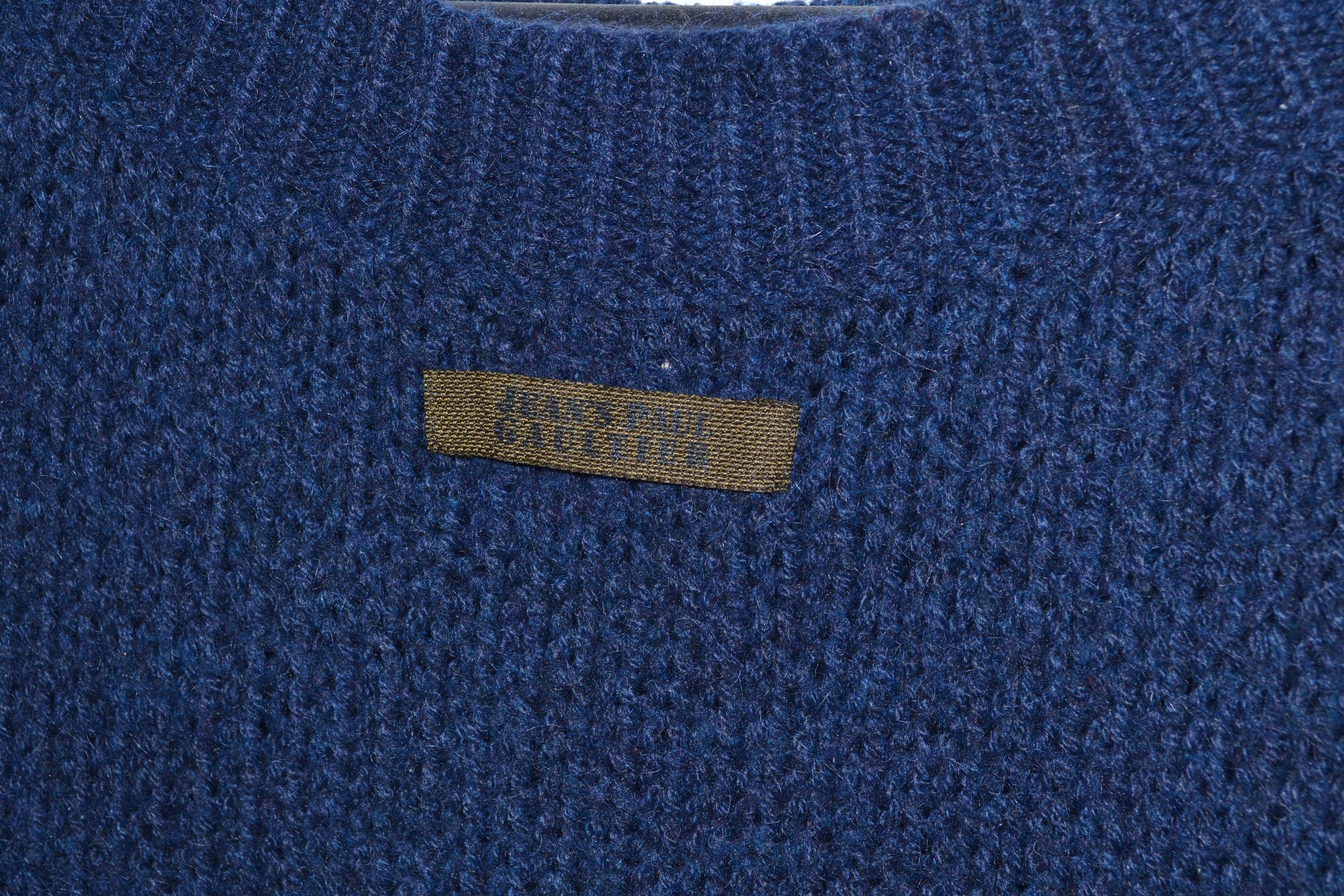 Jean Paul Gaultier Jean Paul Gaultier Sweater Mohair Oversize Navy Blue 90s Size US M / EU 48-50 / 2 - 3 Thumbnail