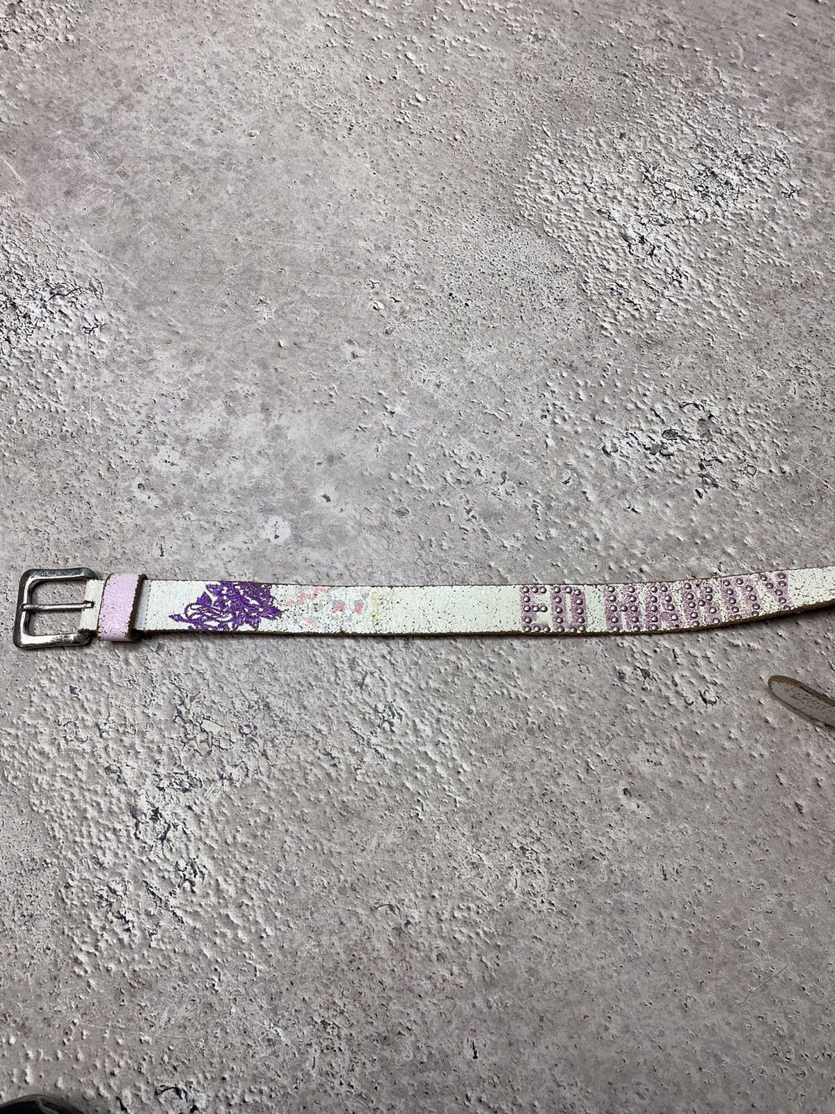 Ed Hardy × Vintage Vintage Y2K Faded Ed Hardy leather belt Size ONE SIZE - 2 Thumbnail