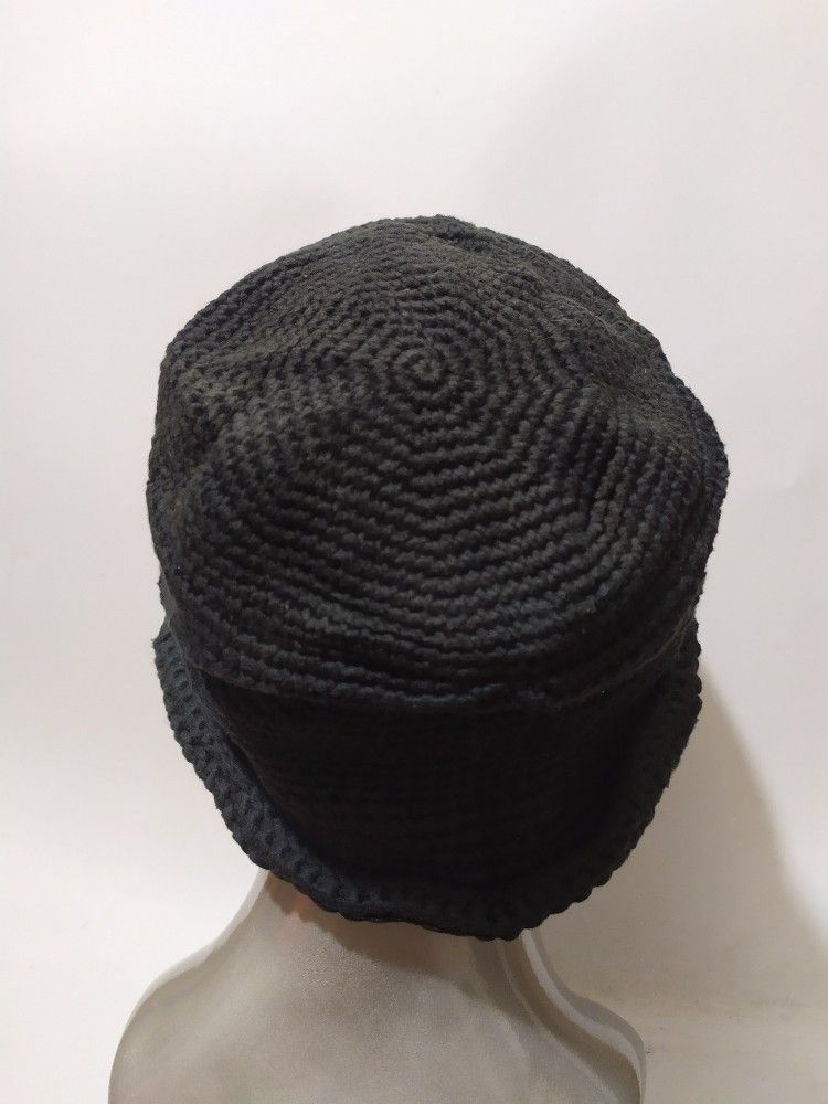 Japanese Brand 🔥Unknown Japanese Black Knitted bucket hats Size ONE SIZE - 4 Thumbnail