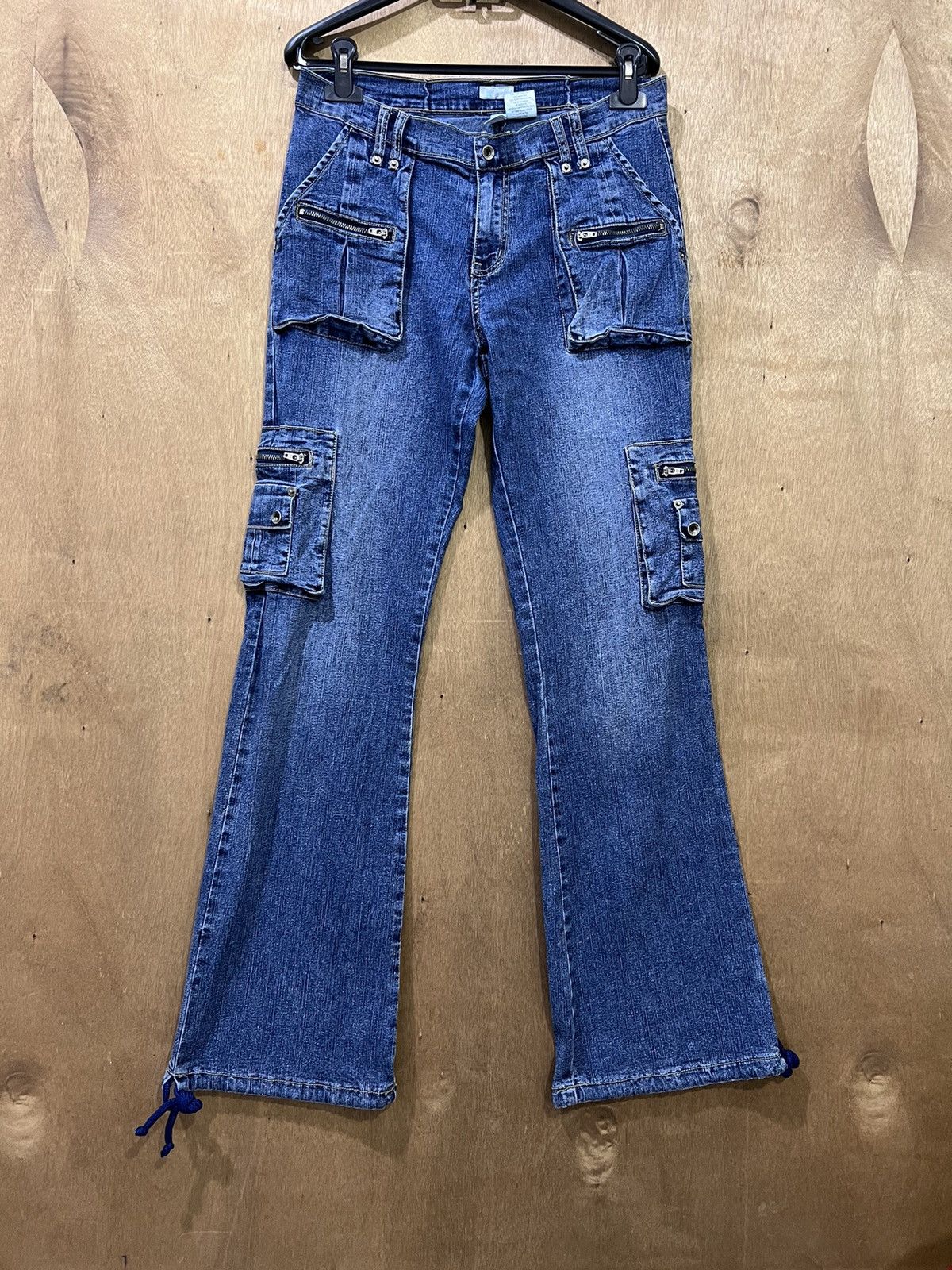 Route 66 ROUTE66 Baggy Multipocket Tactical Utility Denim Cargo Jean Size 29" - 1 Thumbnail